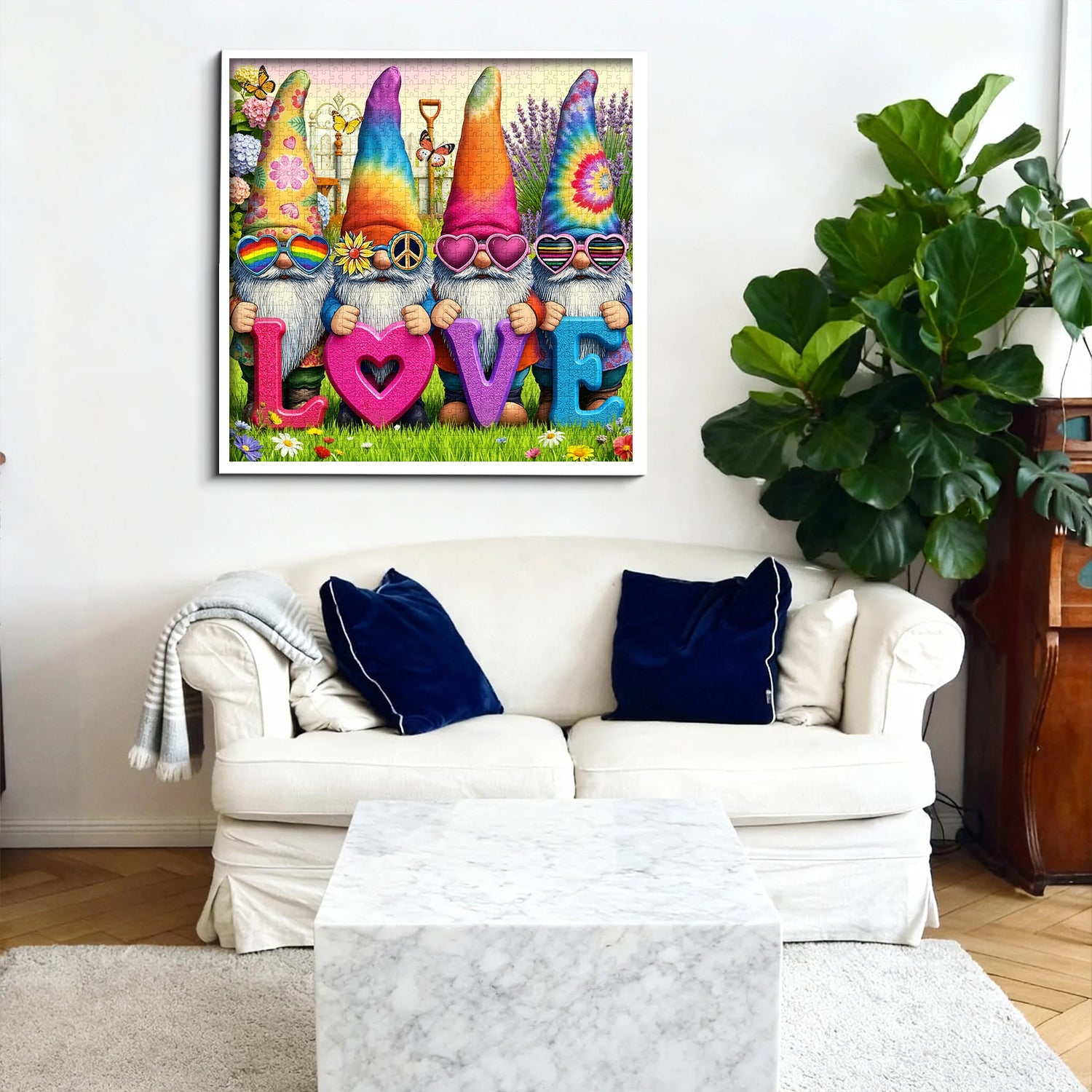 Lovely Gnome Squad Jigsaw Puzzle 1000 Pieces