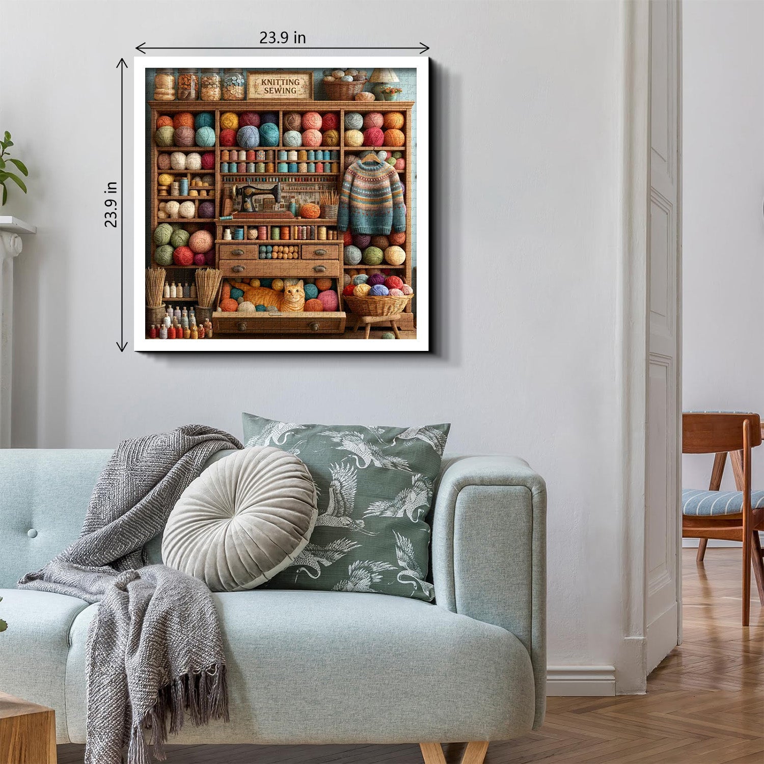 The Knitting Nook Jigsaw Puzzle 1000 Pieces