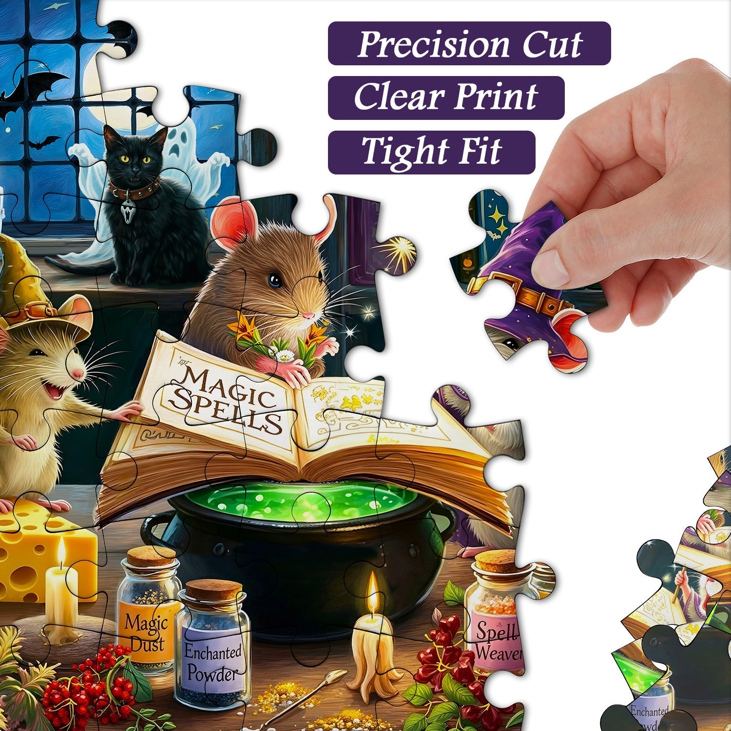 Witch Mice Spell Jigsaw Puzzle 1000 Pieces