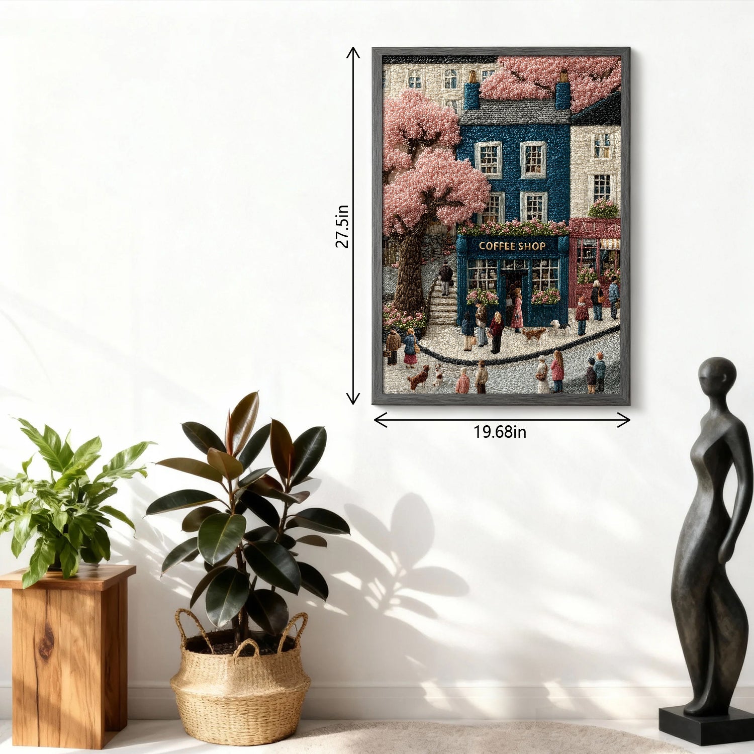 Puzzle 1000 Pièces — Rue Des Cerisiers En Fleurs