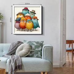 Funny Hat Birds Jigsaw Puzzle 1000 Pieces