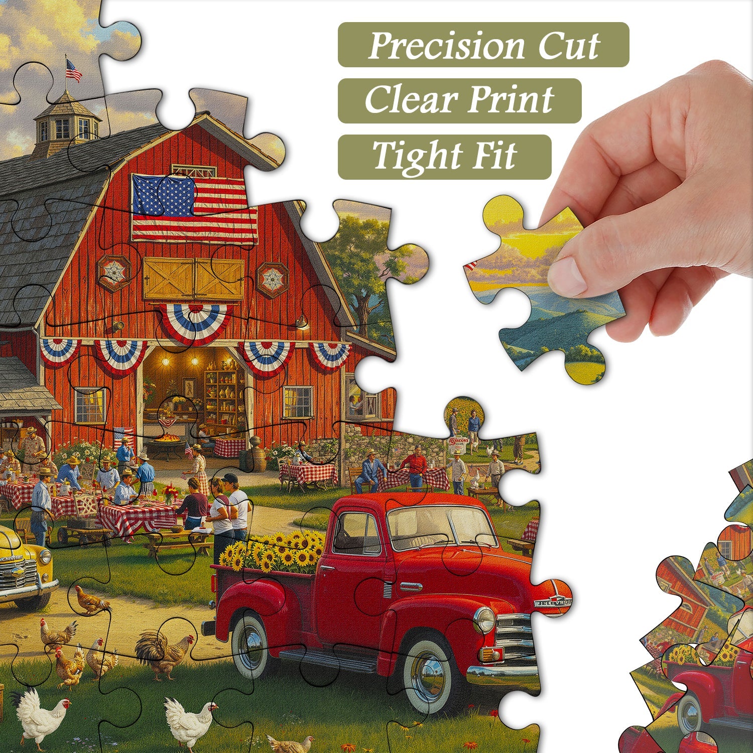 Farmside Freedom Jigsaw Puzzle 1000 Piece