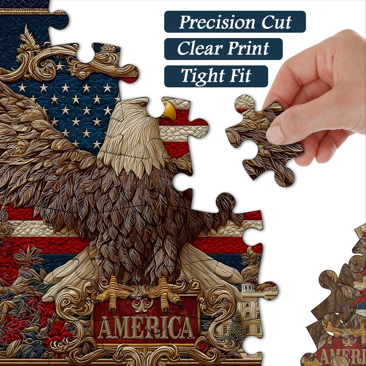 American Eagle Glory Jigsaw Puzzle 1000 Pieces