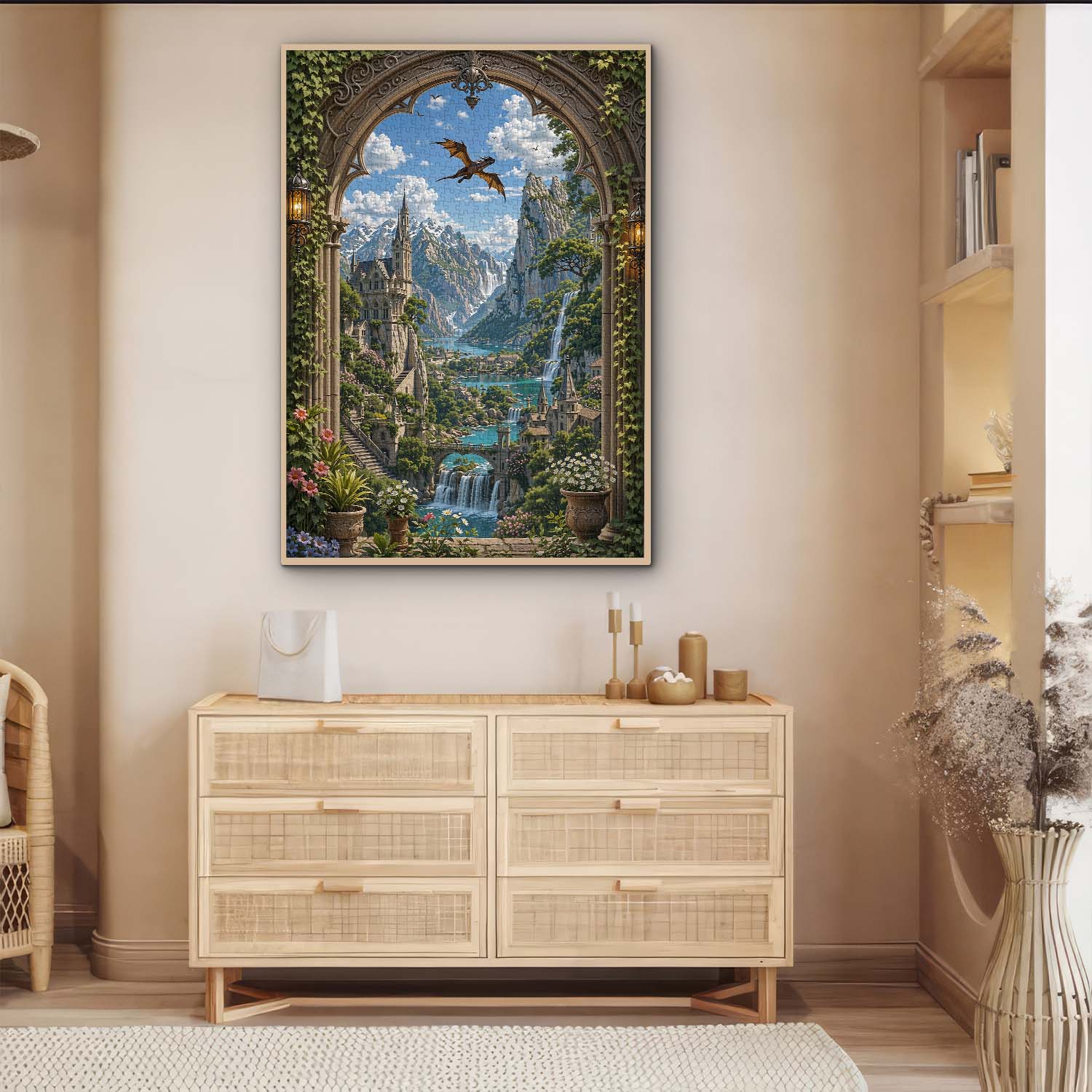 Dragon's Vale Jigsaw Puzzle 1000 Pieces