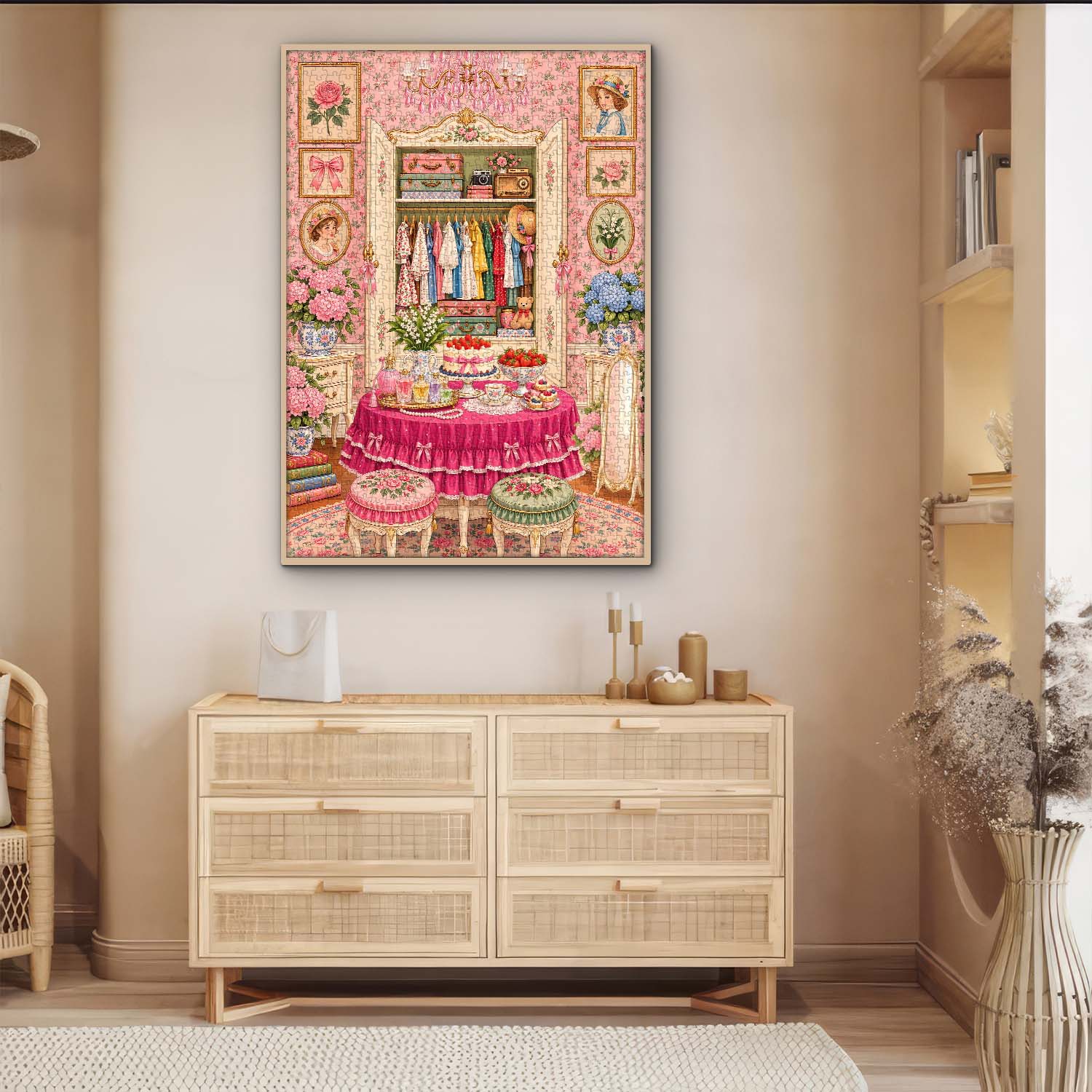 Floral Boudoir Jigsaw  Puzzle 1000 Piece