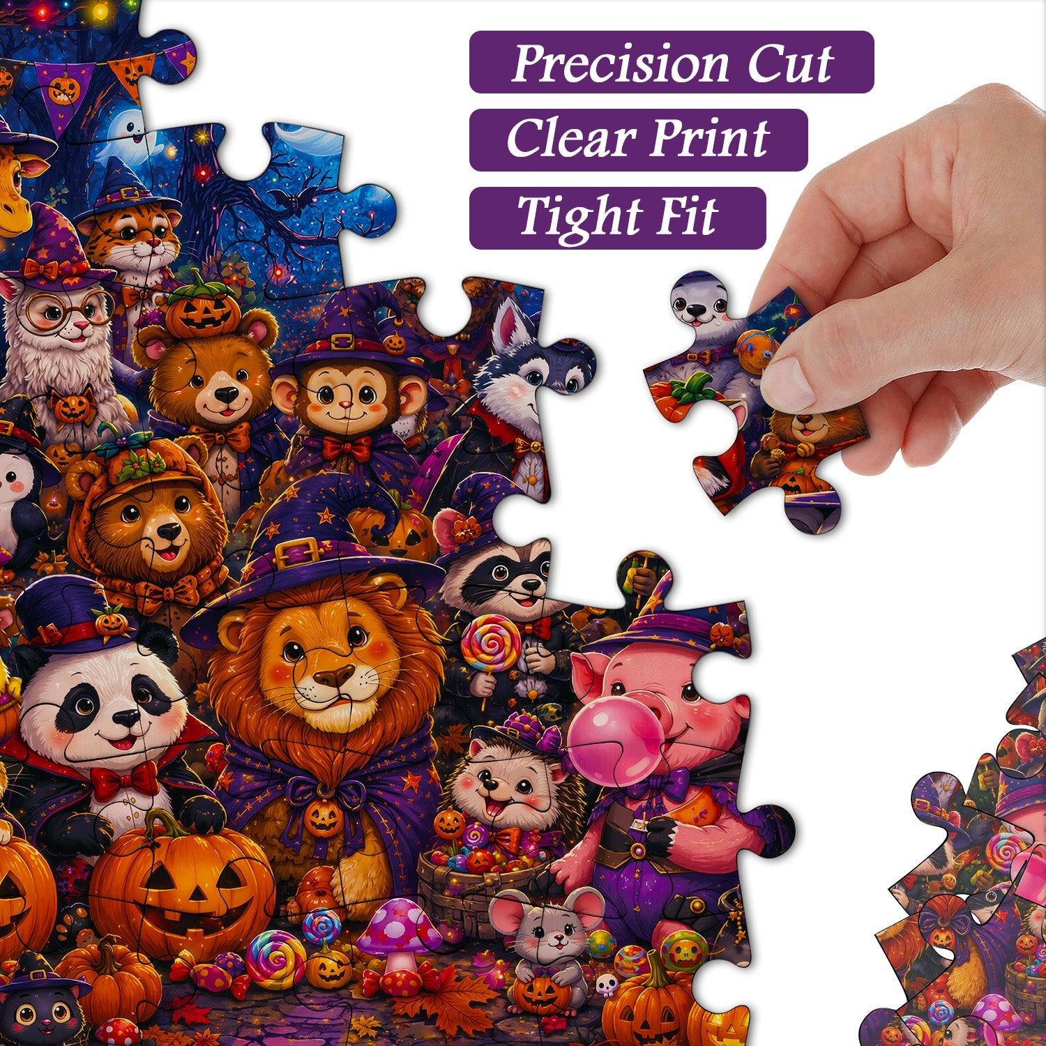 Animal Carnival Night Jigsaw Puzzle 1000 Piece