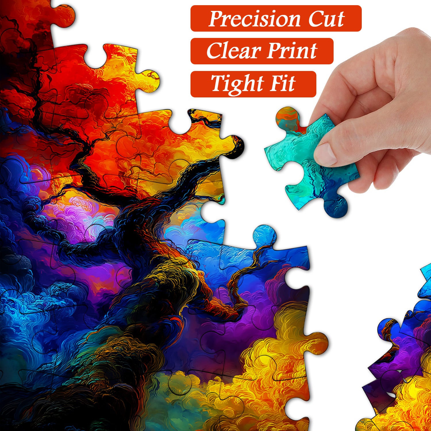 Puzzle de 1000 pièces Arbre coloré