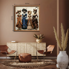 Royal Cat Court Jigsaw Puzzle 1000 Piece