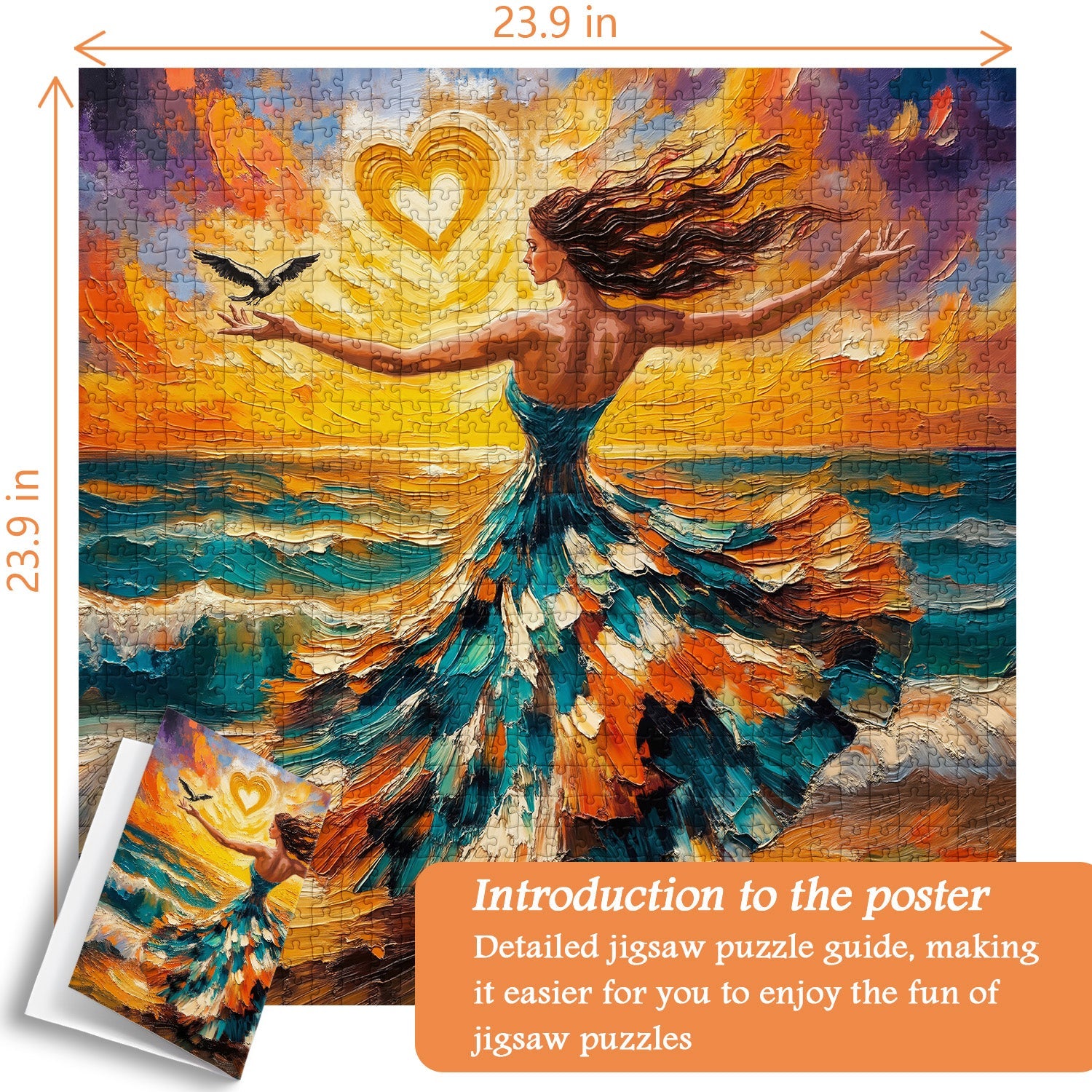 Sunset Embrace Jigsaw Puzzle 1000 Pieces