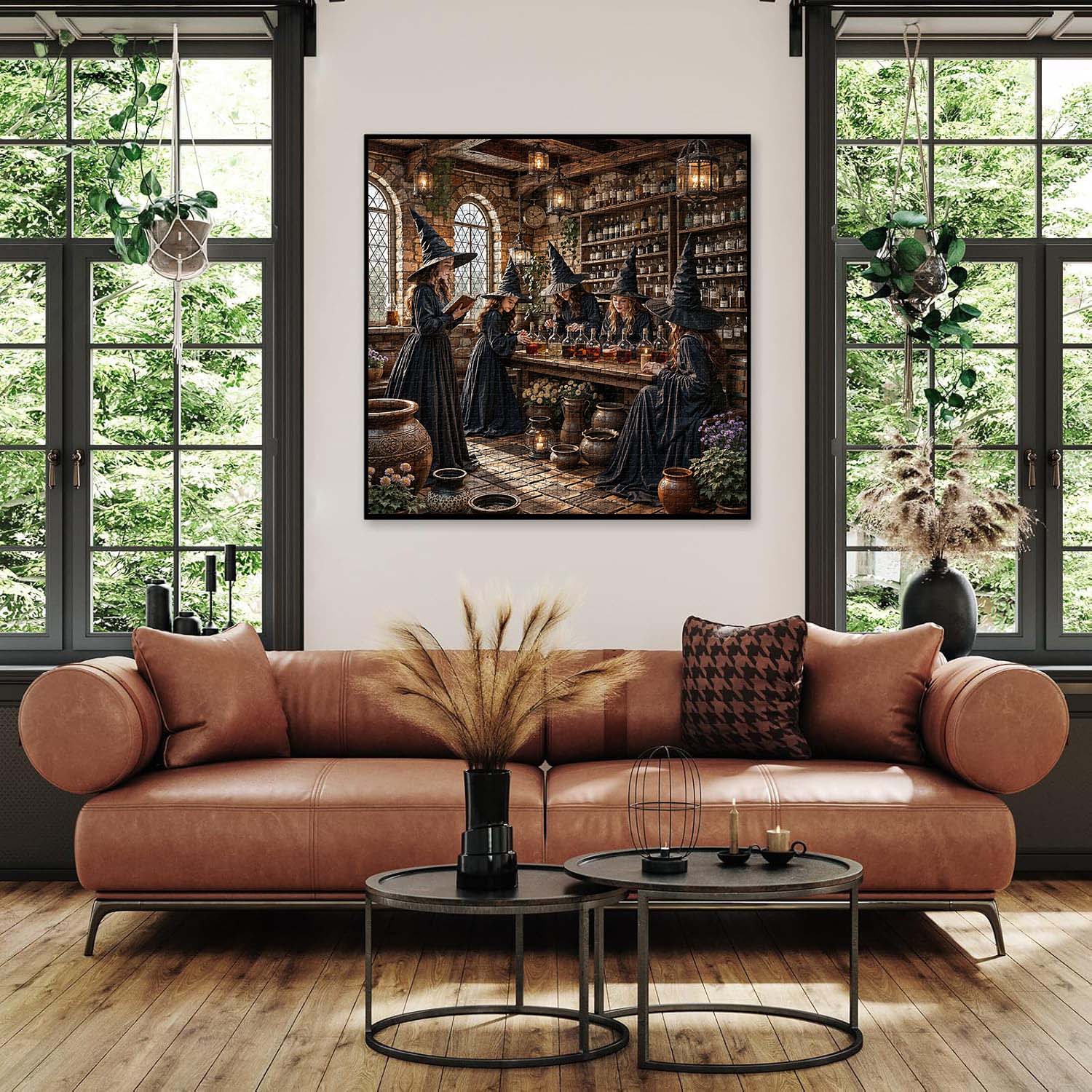 Potion-Brewing Witch Jigsaw Puzzle 1000 Piece