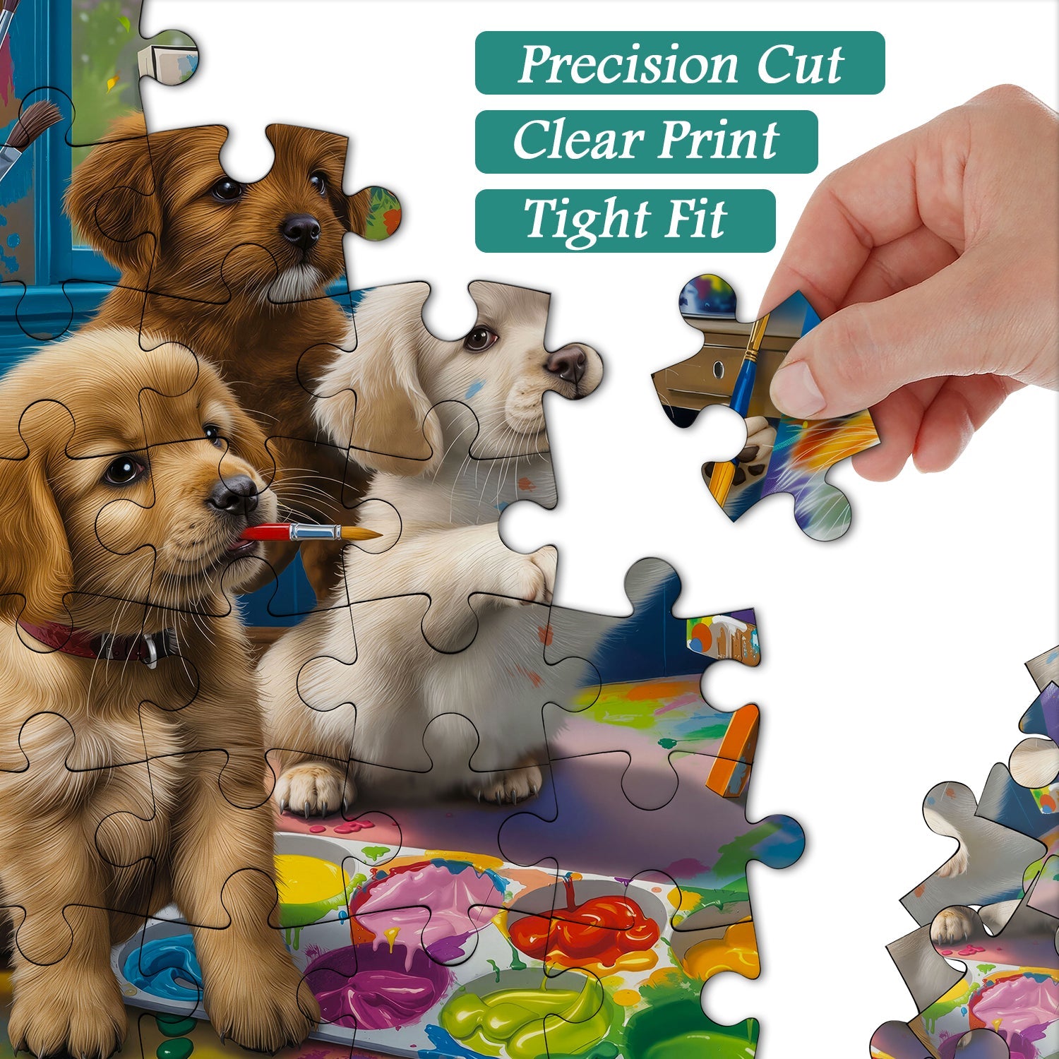 Cute Pet Art StudioJigsaw Puzzle 1000 Pieces