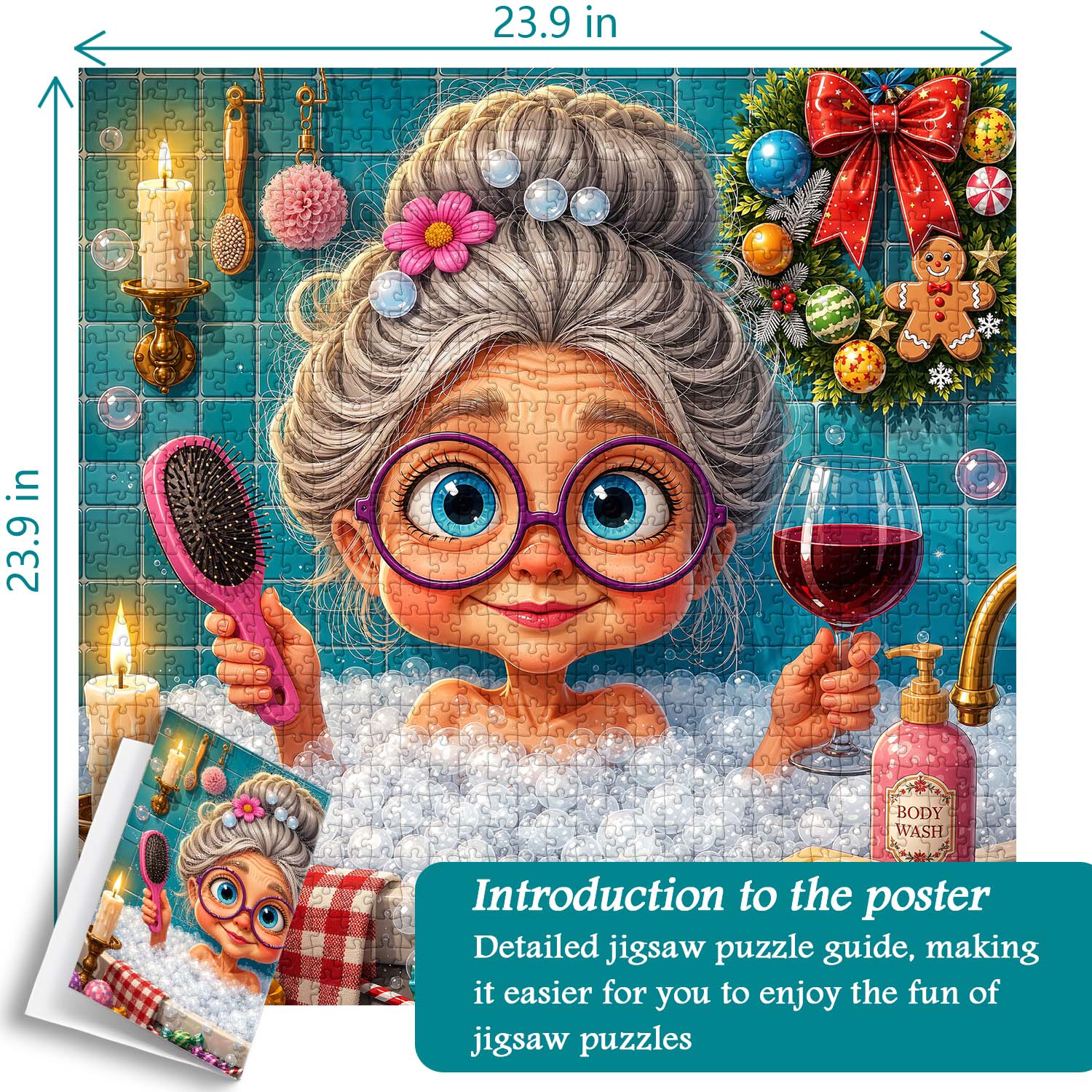 Cozy Bath Time Jigsaw Puzzle 1000 Piece