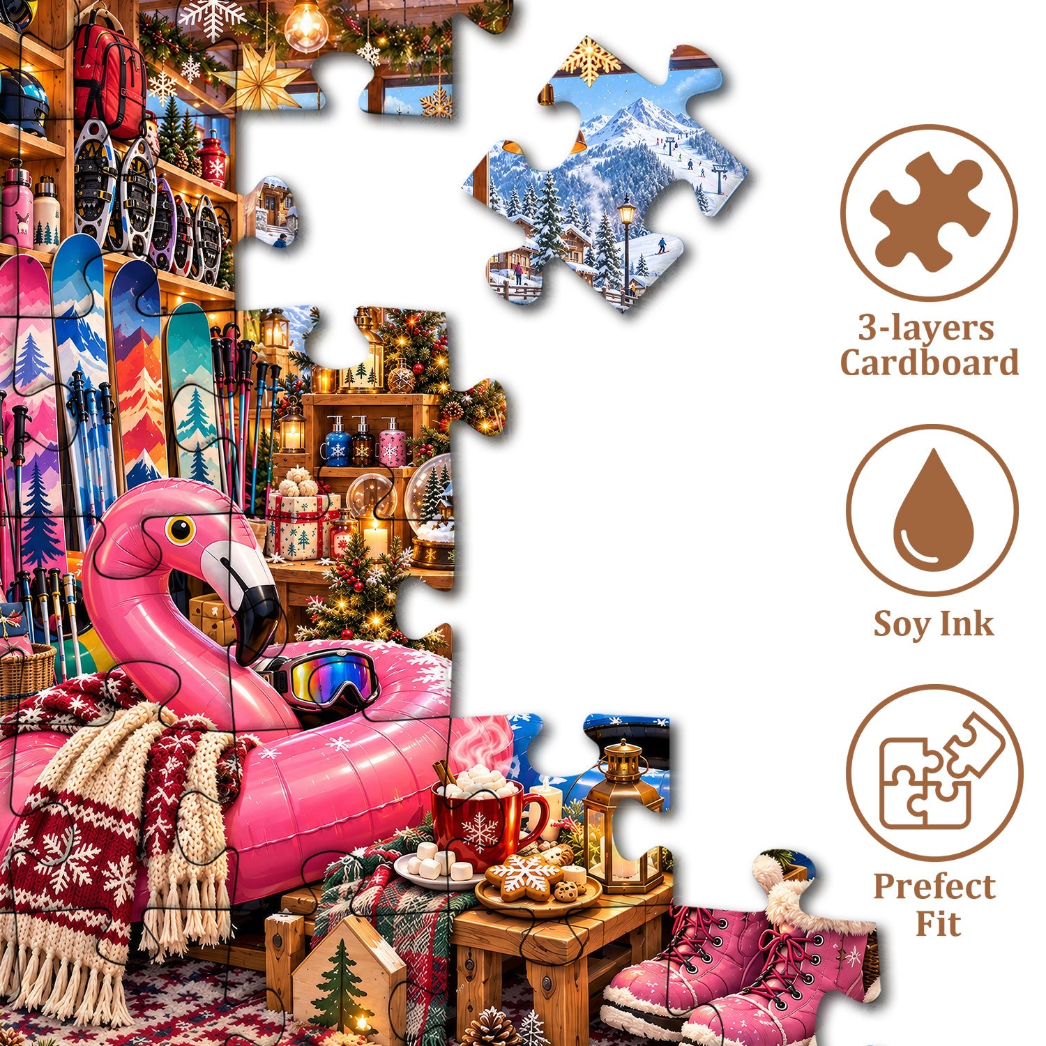 Winter Ski Shop Jigsaw Puzzle 1000 Piece