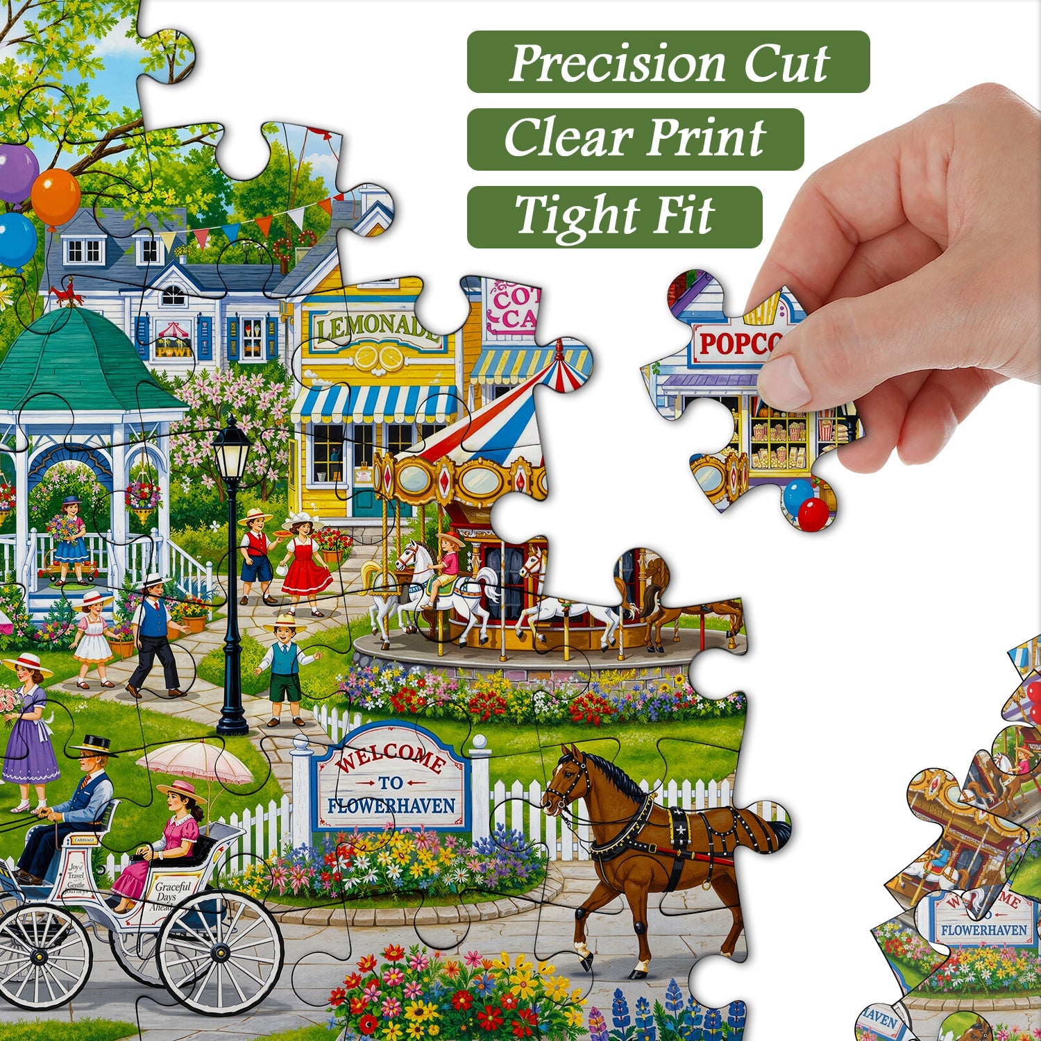 Vibrant Fair Jigsaw Puzzle 1000 Piece