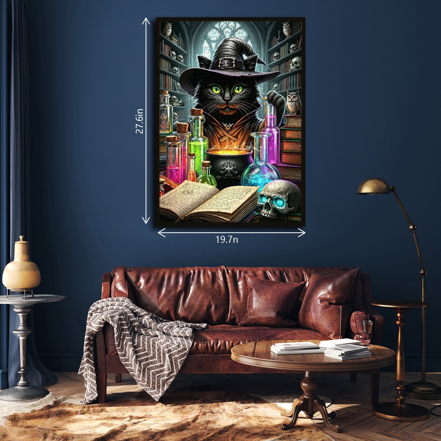 Potions Black Cat Wizard Jigsaw Puzzle 1000 Pieces
