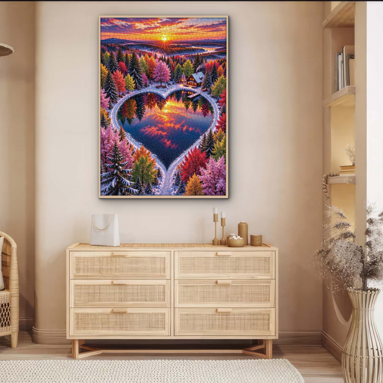 Heart's Reflection Jigsaw Puzzle 1000 Pieces