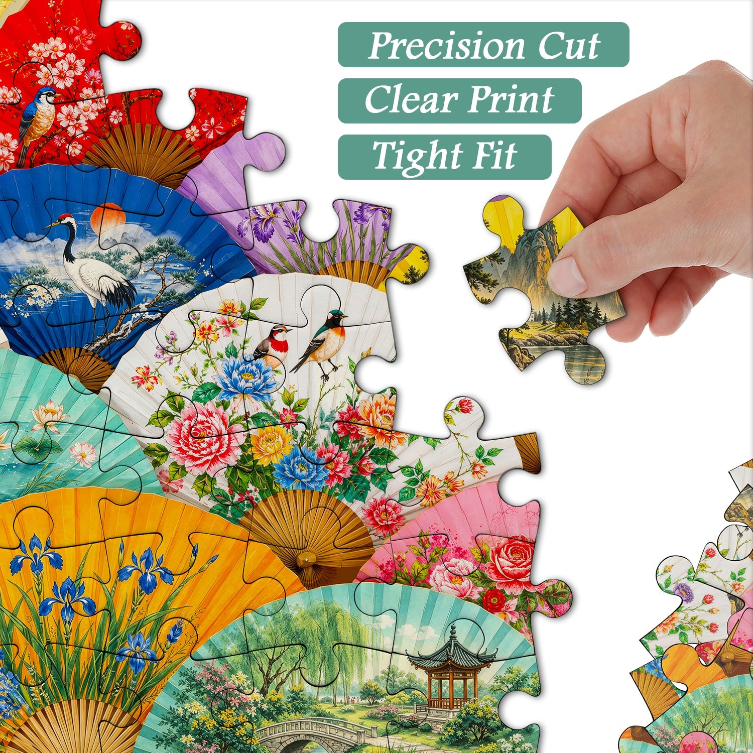 Fan Elegance Jigsaw Puzzle 1000 Piece