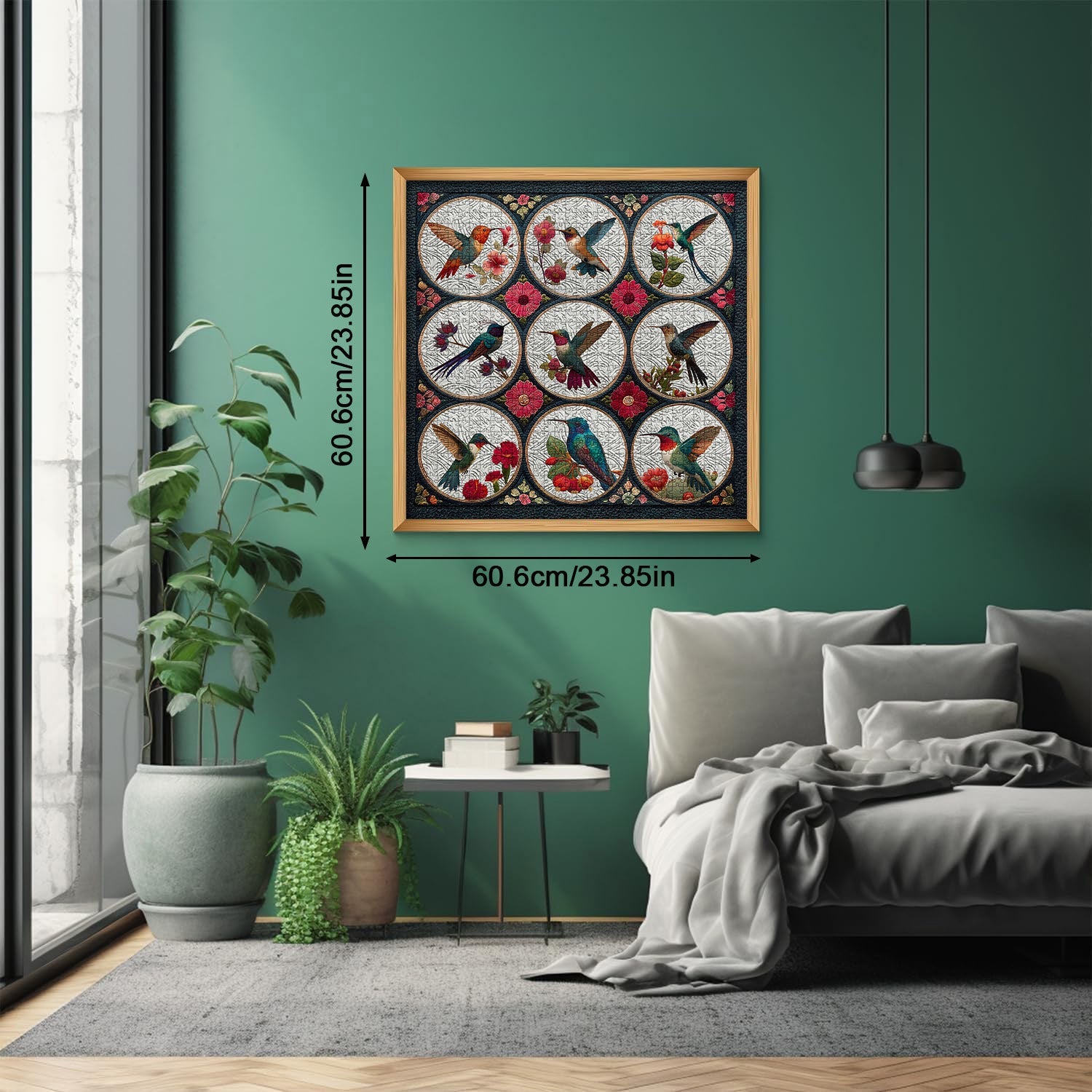 Hummingbirds Among Flowers Jigsaw Puzzle 1000 Pieces