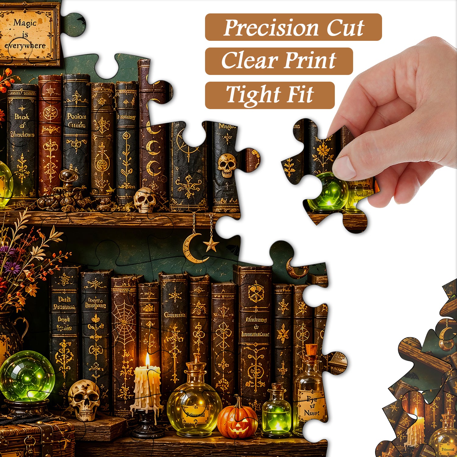 Halloween Grimoire Nook Jigsaw Puzzle 1000 Piece