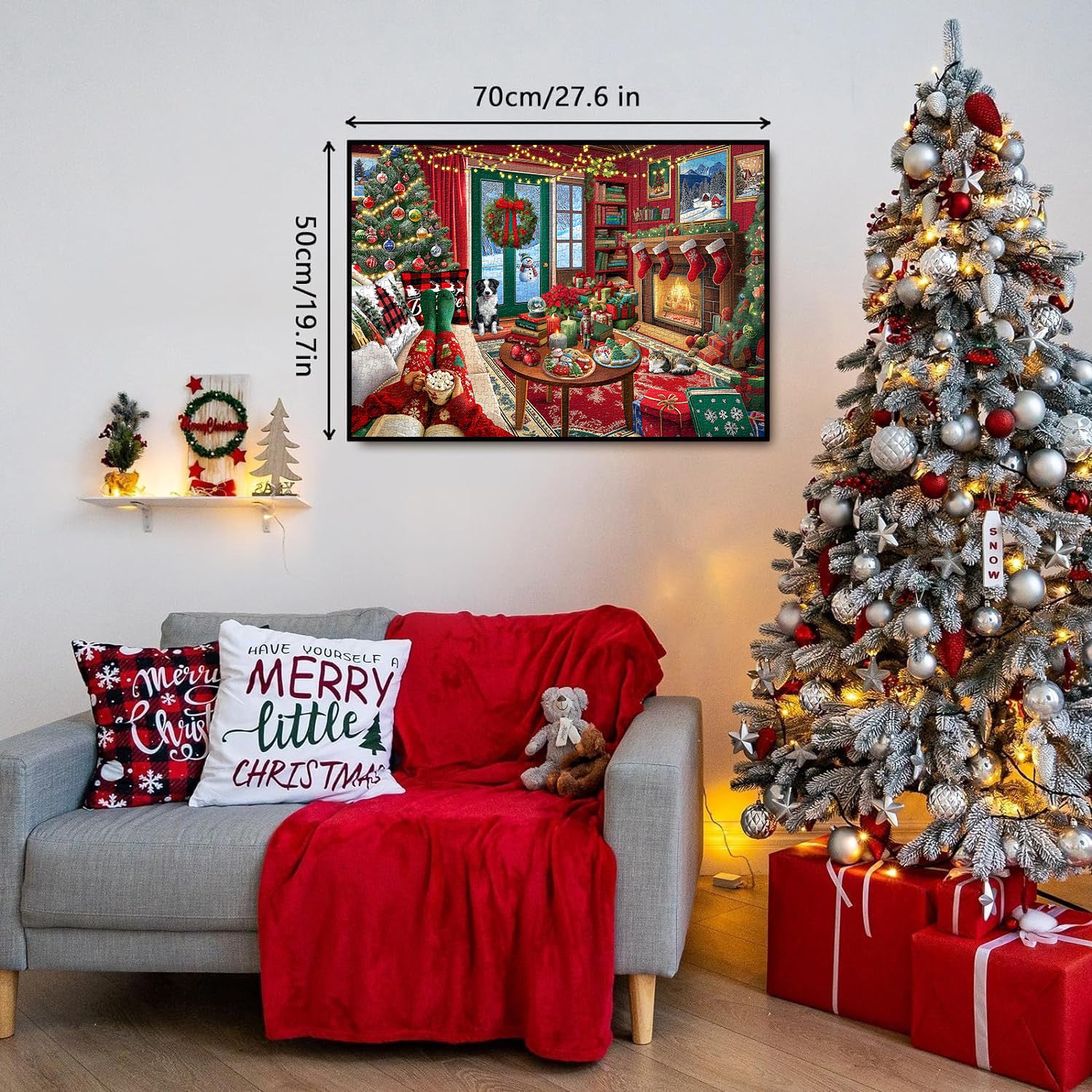 Cozy Christmas Jigsaw Puzzle 1000 Piece