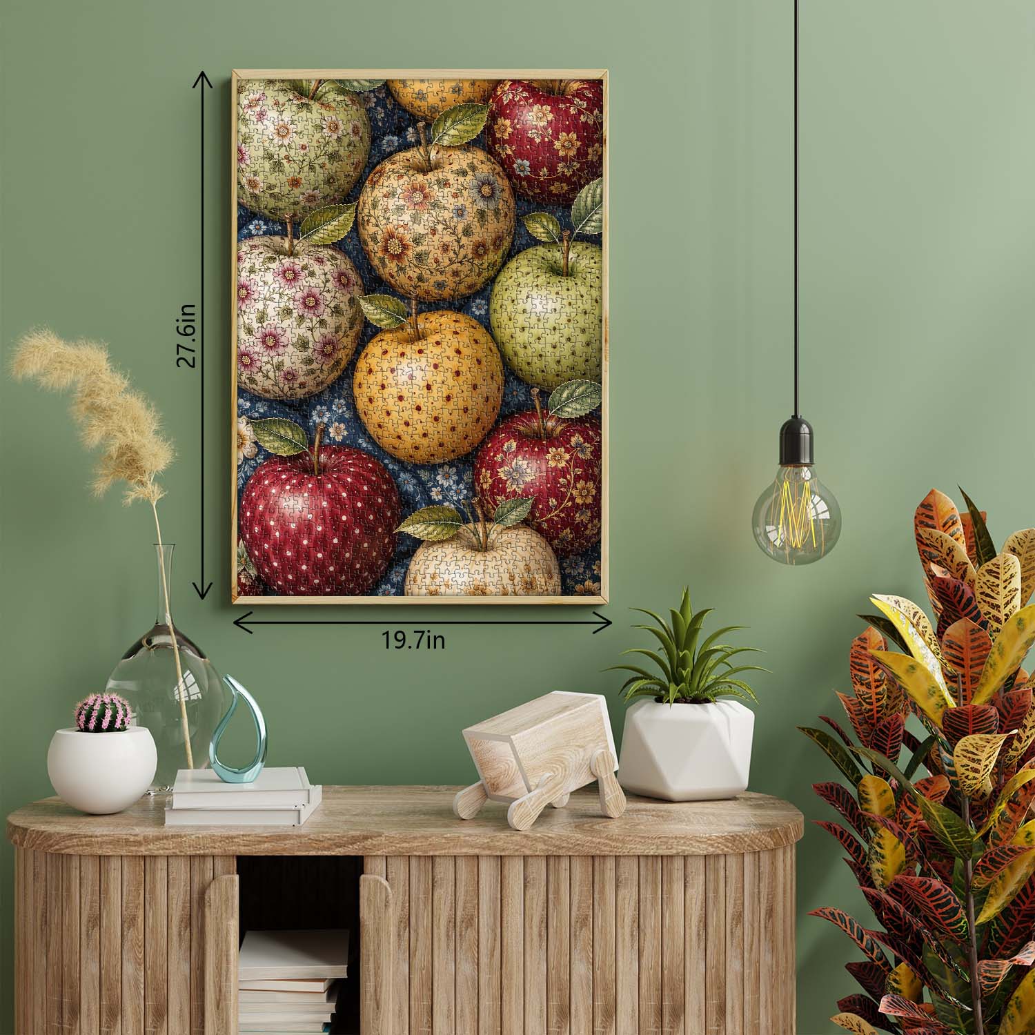Floral Carved Apples Jigsaw Puzzle 1000 Piece