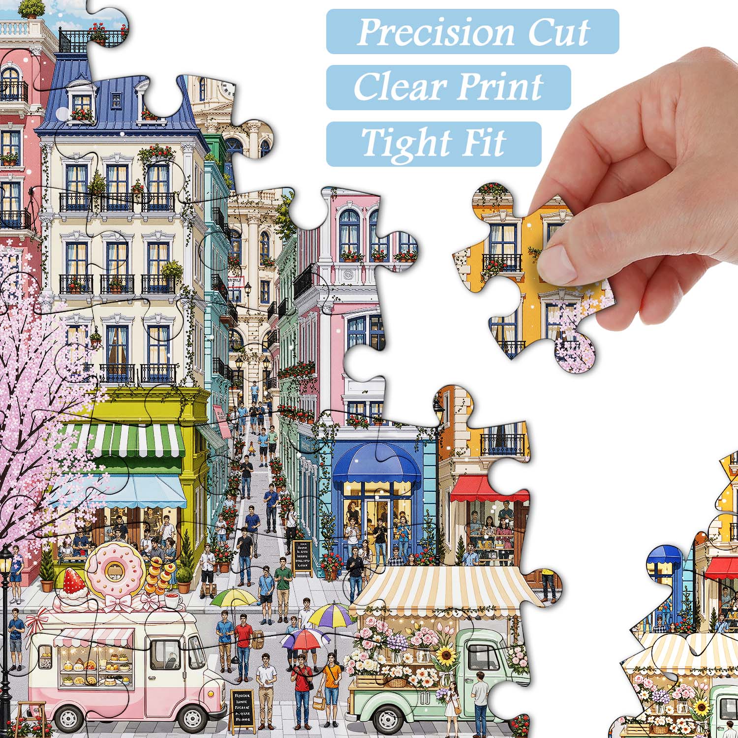 Cherry Town Jigsaw Puzzle 1000 Pieces
