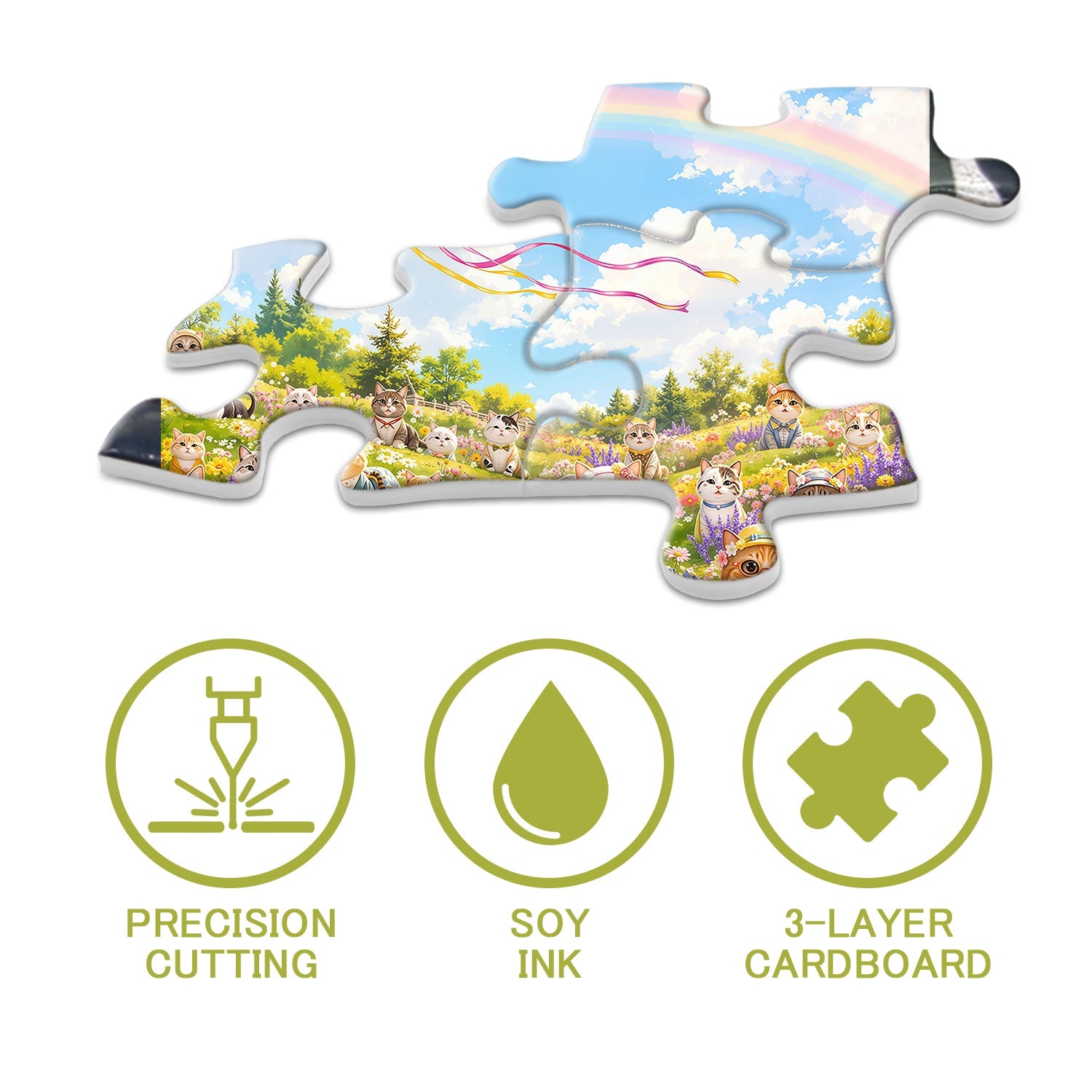 Meadow Mew Jigsaw Puzzle 1000 Piece