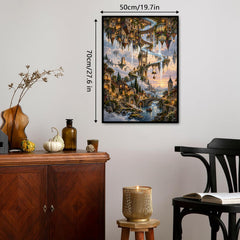 Upside Down Sky City Jigsaw Puzzle 1000 Pieces