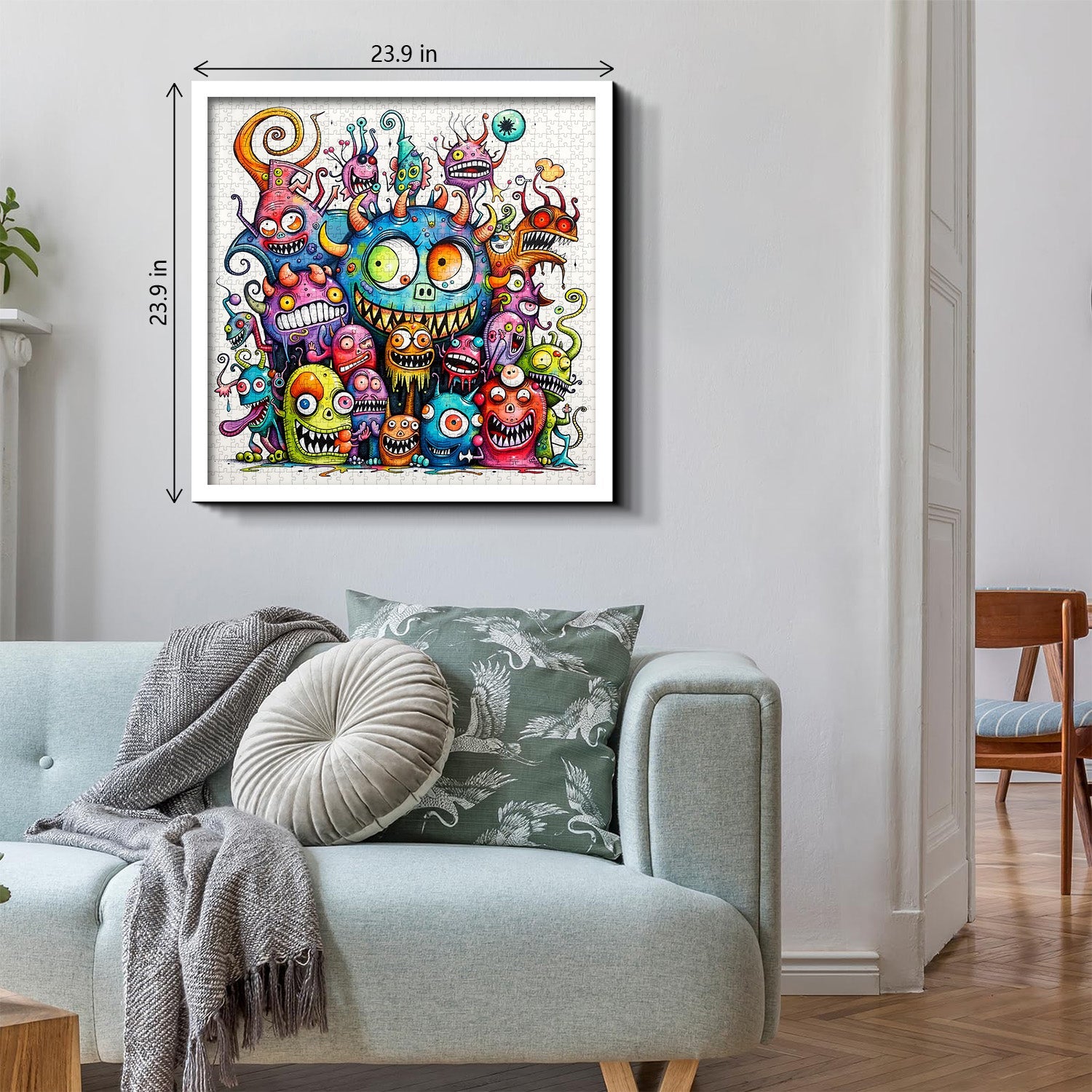 Monster Family Jigsaw Puzzle 1000 Pieces