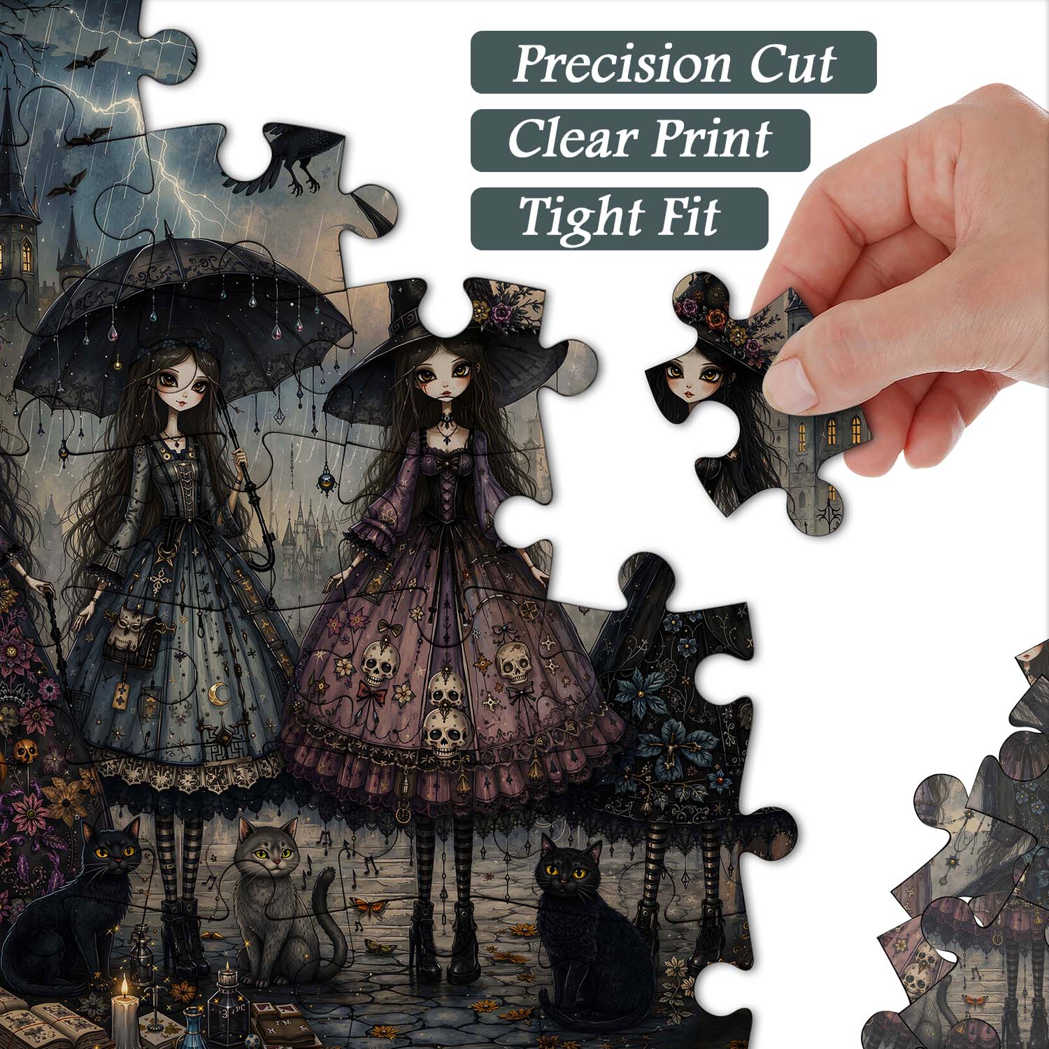 Night Witches Gathering  Jigsaw Puzzle 1000 Pieces