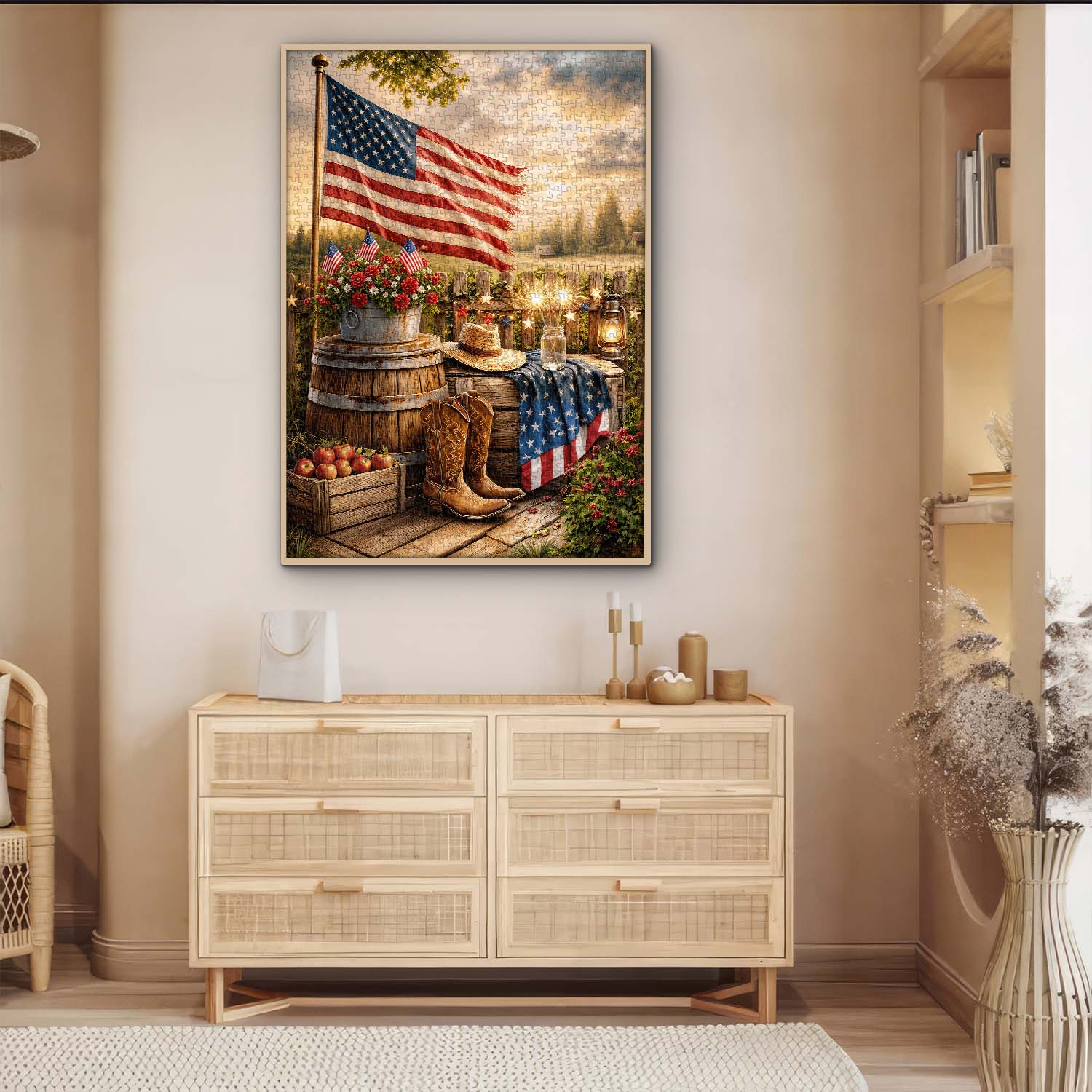 Americana Sunset Jigsaw Puzzle 1000 Piece