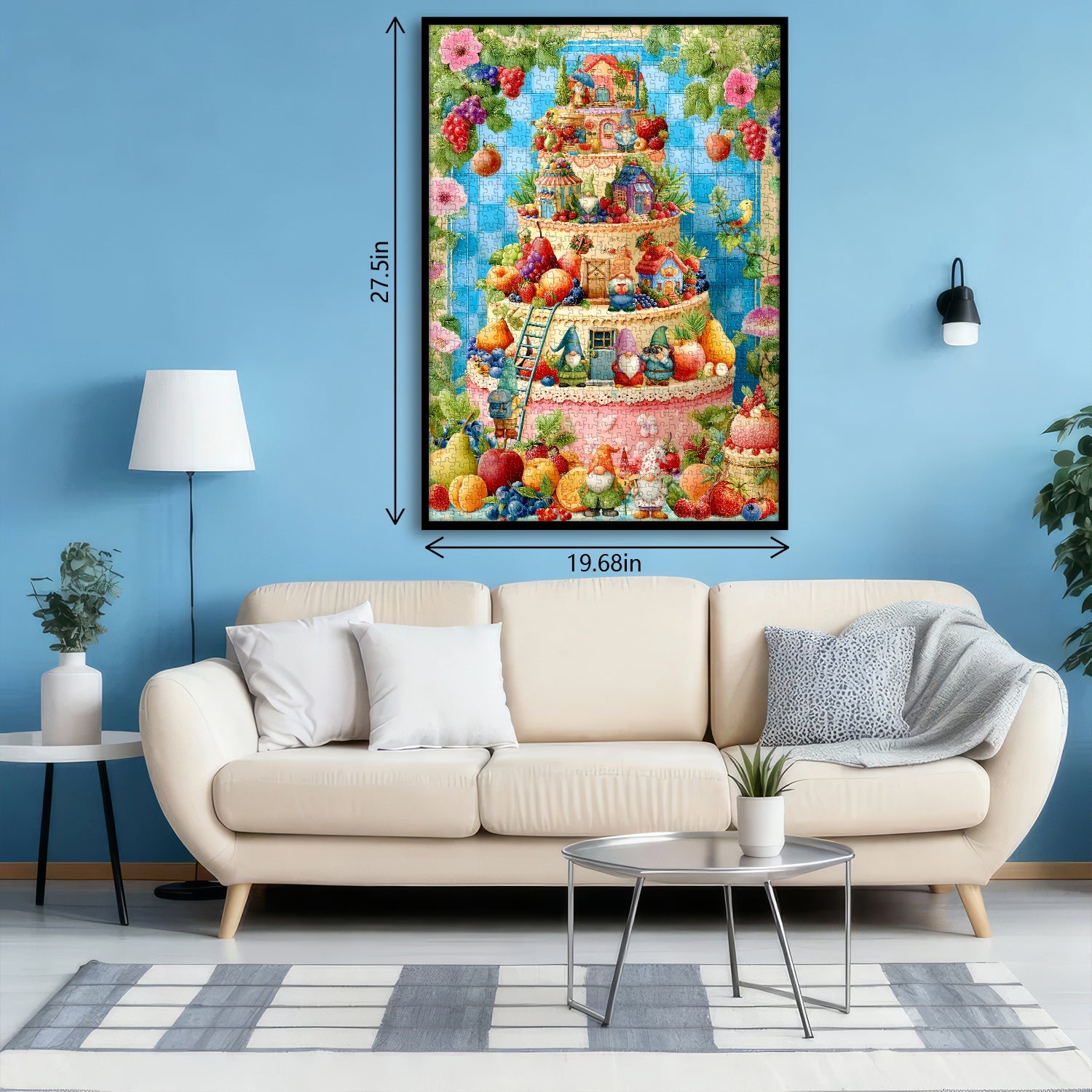 Gnomes Cake Jigsaw Puzzle 1000 Pieces