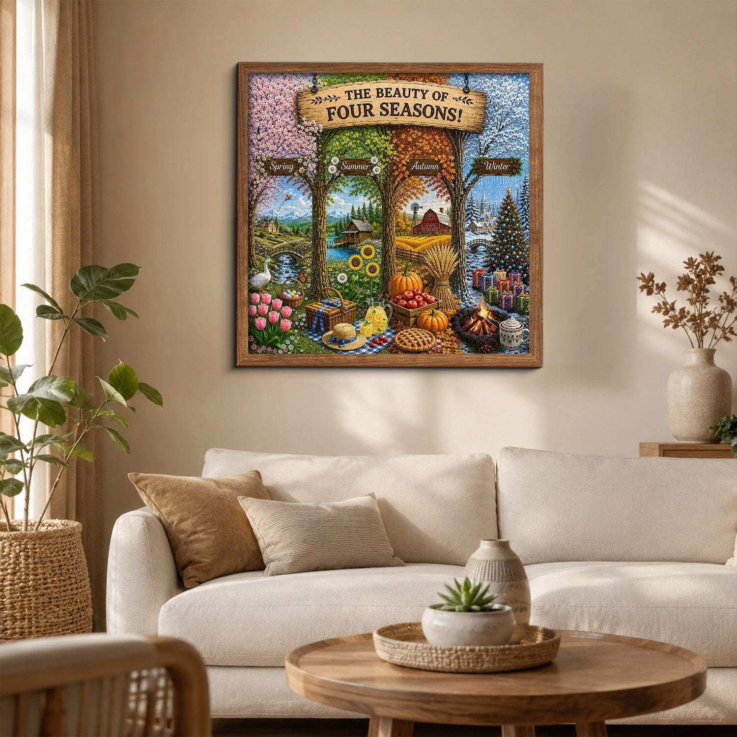 Four Seasons Beauty Puzzle 1000 Pieces