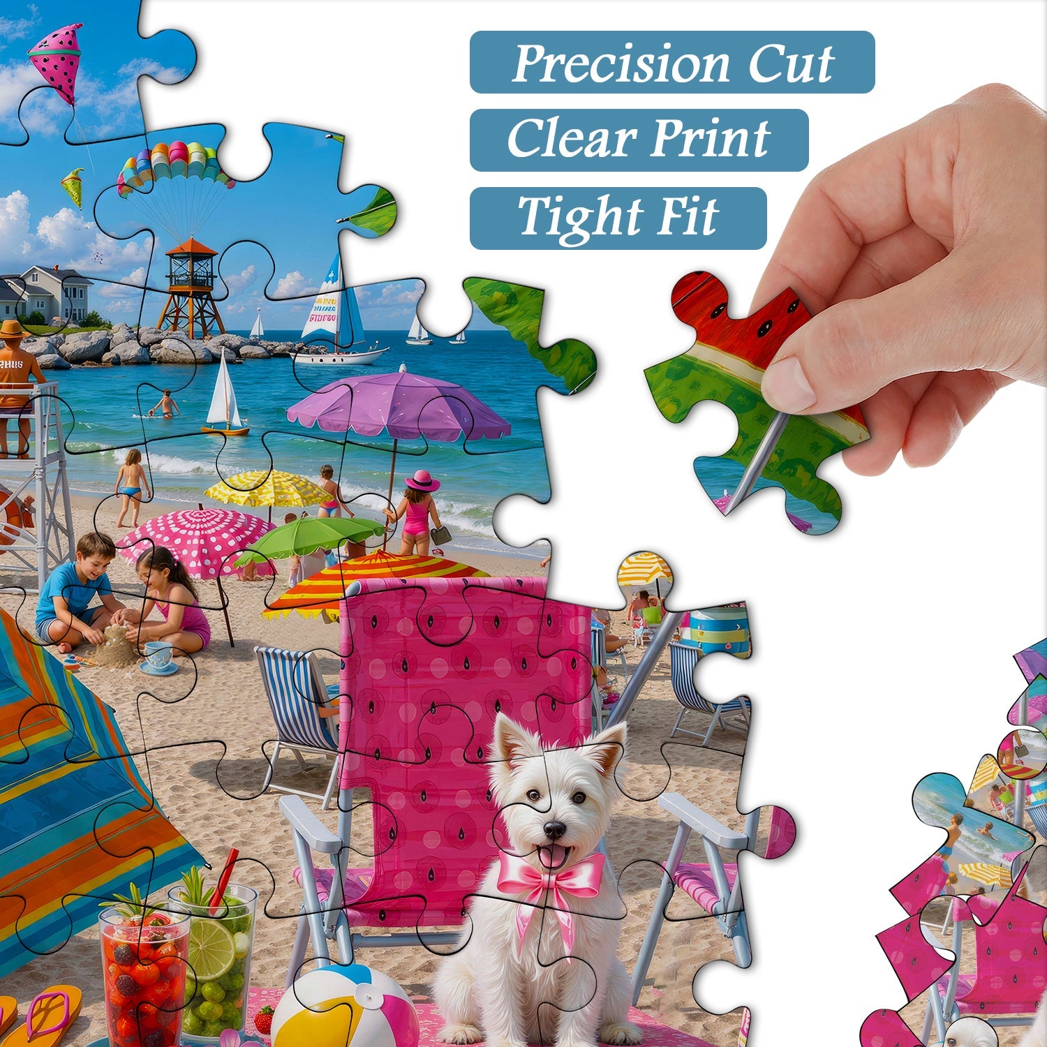 Summer Beach Rush Jigsaw Puzzle 1000 Pieces