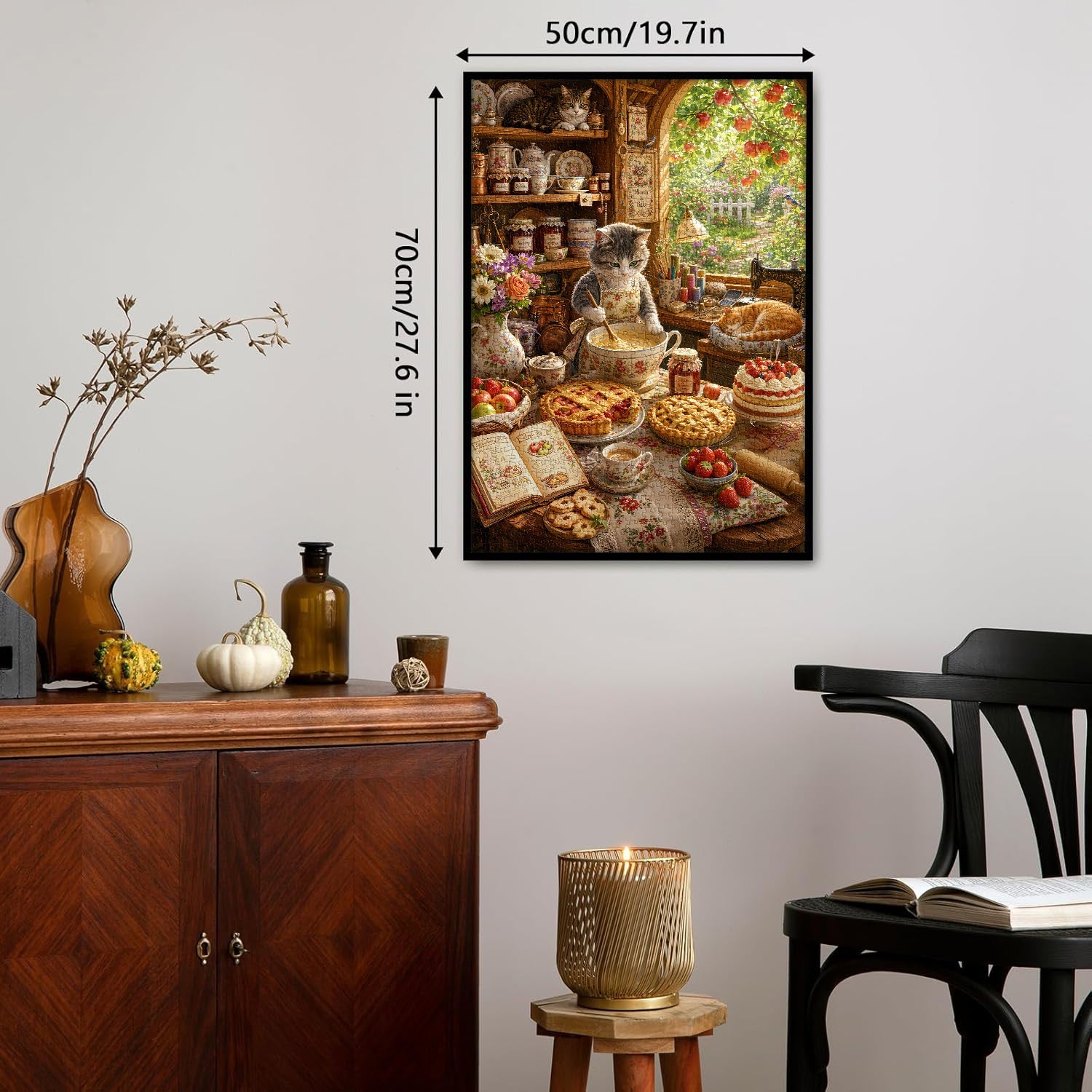 Cat's Baking Time Jigsaw Puzzle 1000 Pieces