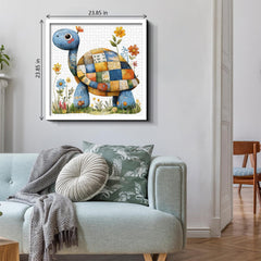 Floral Turtle Jigsaw Puzzle 1000 Pieces