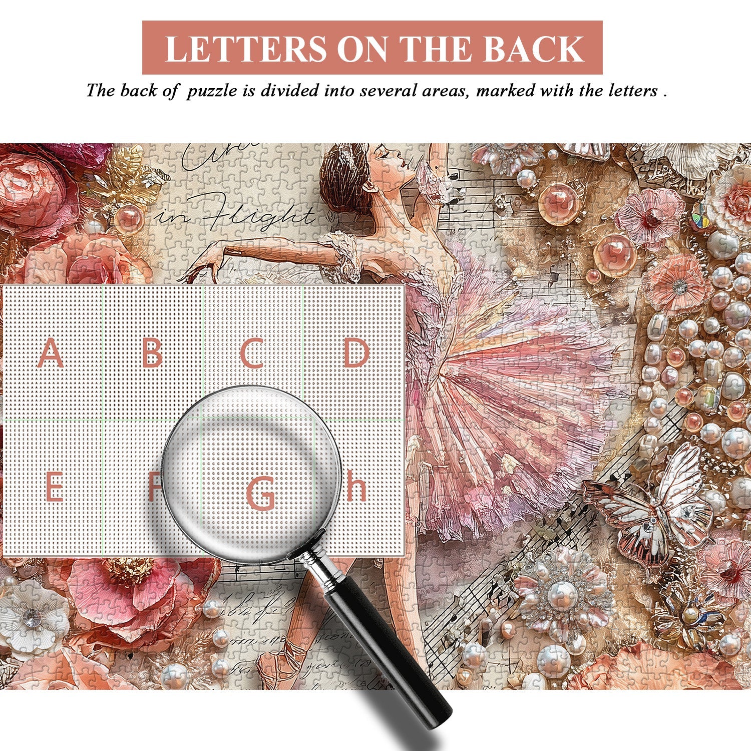 Puzzle 1000 Pièces Floral Dance Grace