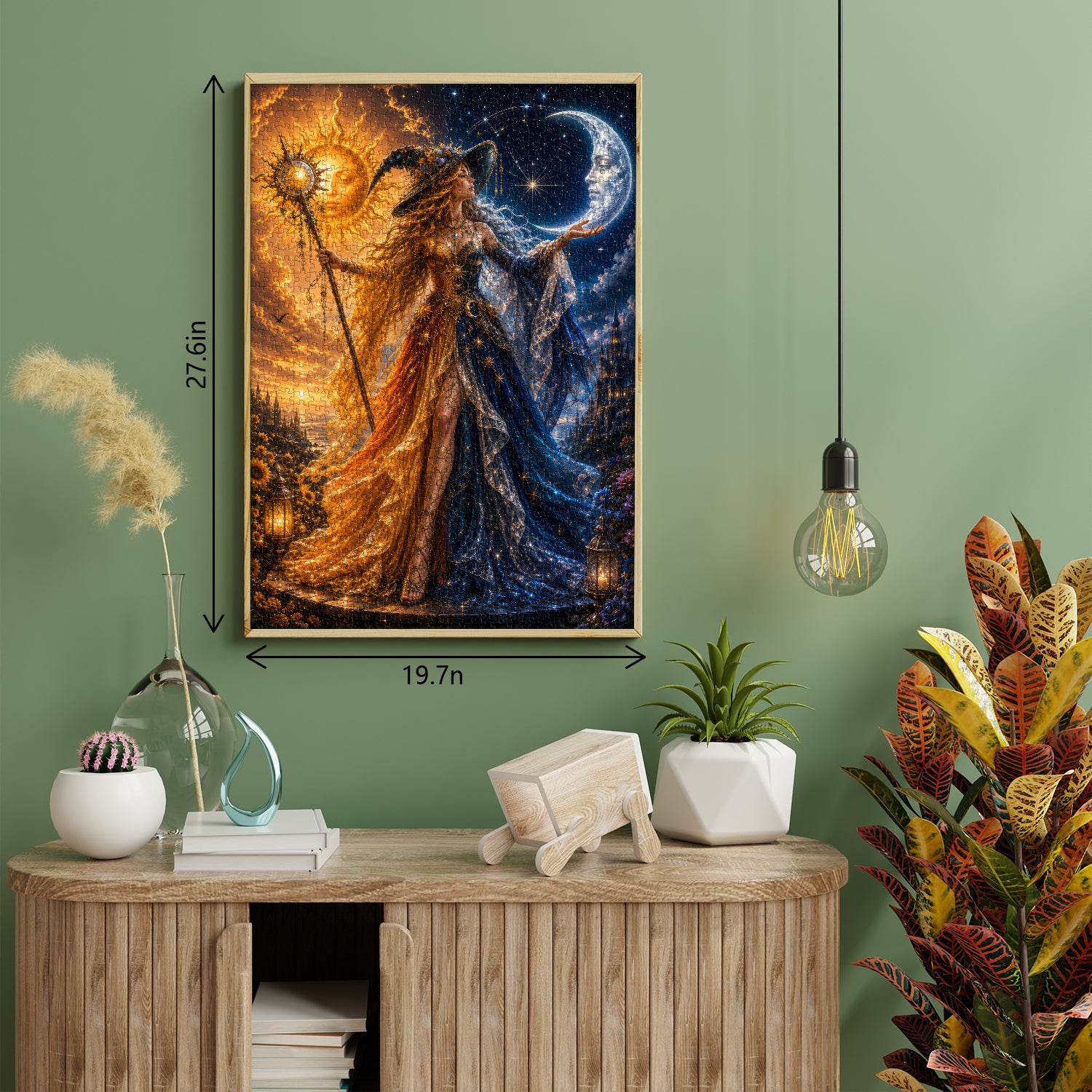 Sun & Moon Witch Jigsaw Puzzle 1000 Pieces