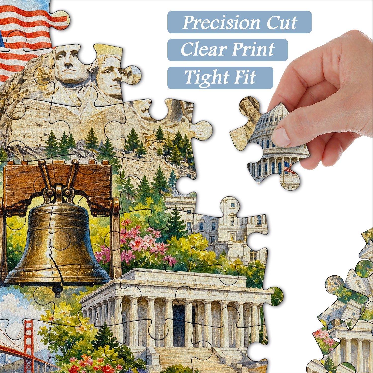 American Landmarks Journey Jigsaw Puzzle 1000 Pieces
