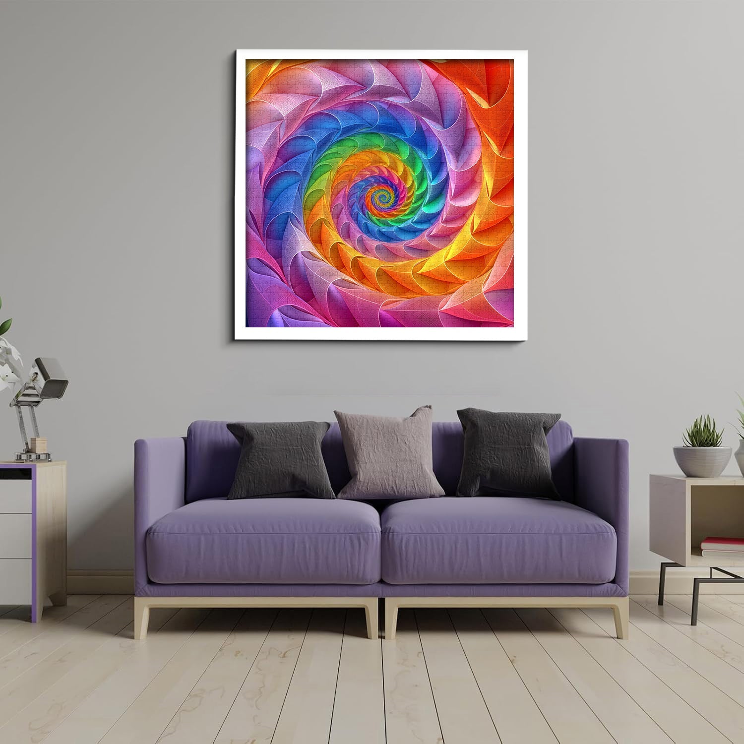 Extreme Chroma Vortex Jigsaw Puzzle 1000 Pieces
