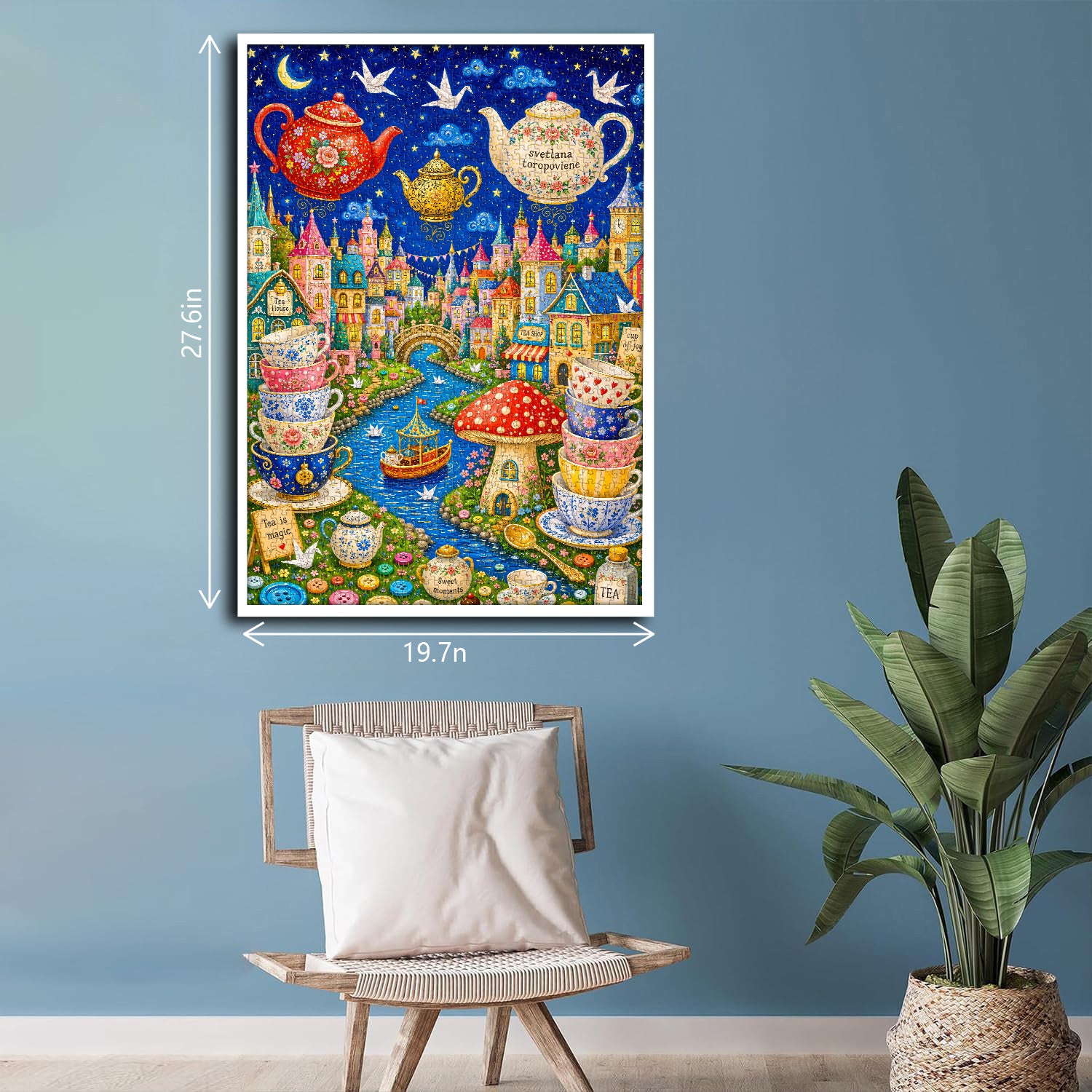 Sweet Dreams Tea Town Jigsaw Puzzle 1000 Piece