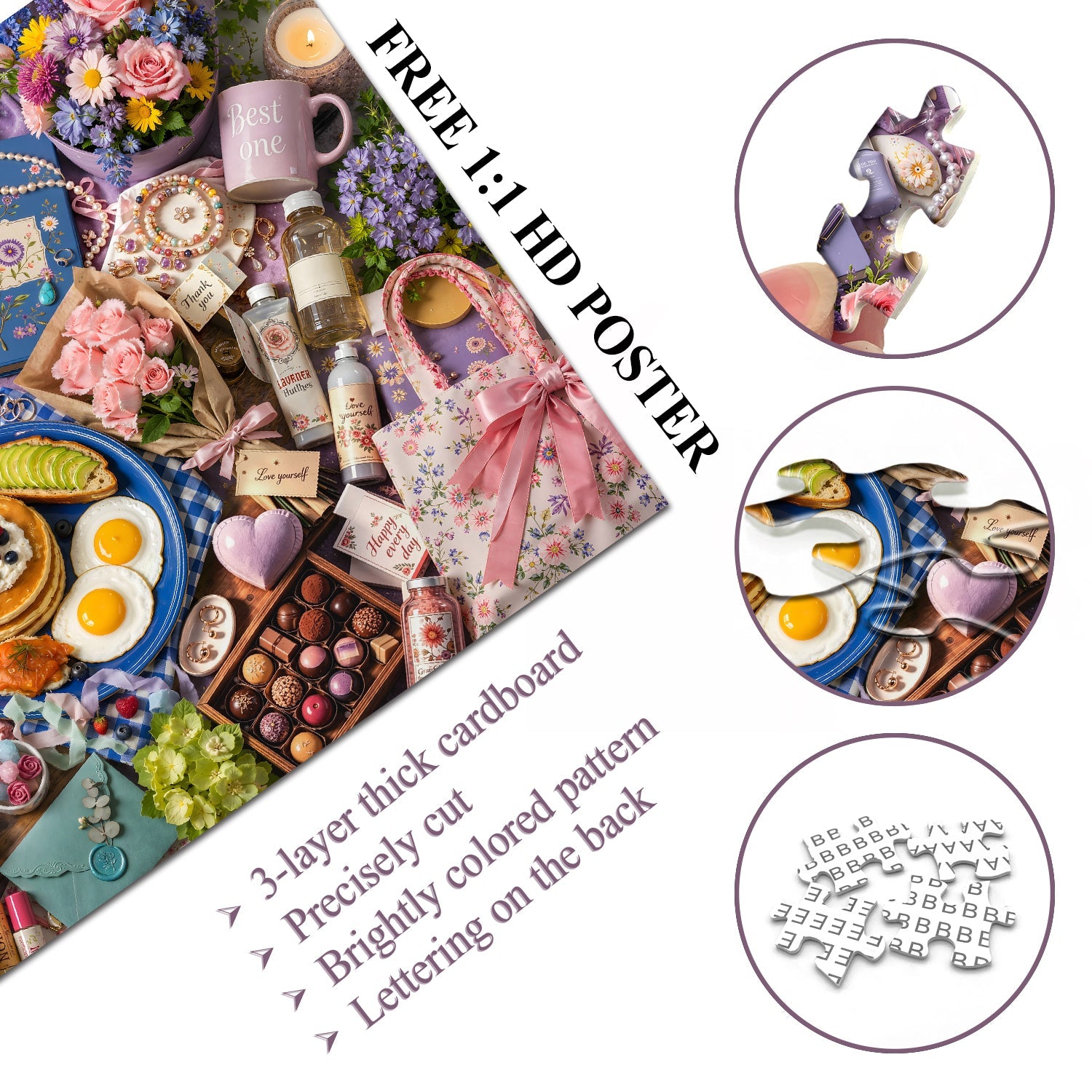 Sweet Petal Feast Jigsaw Puzzle 1000 Piece