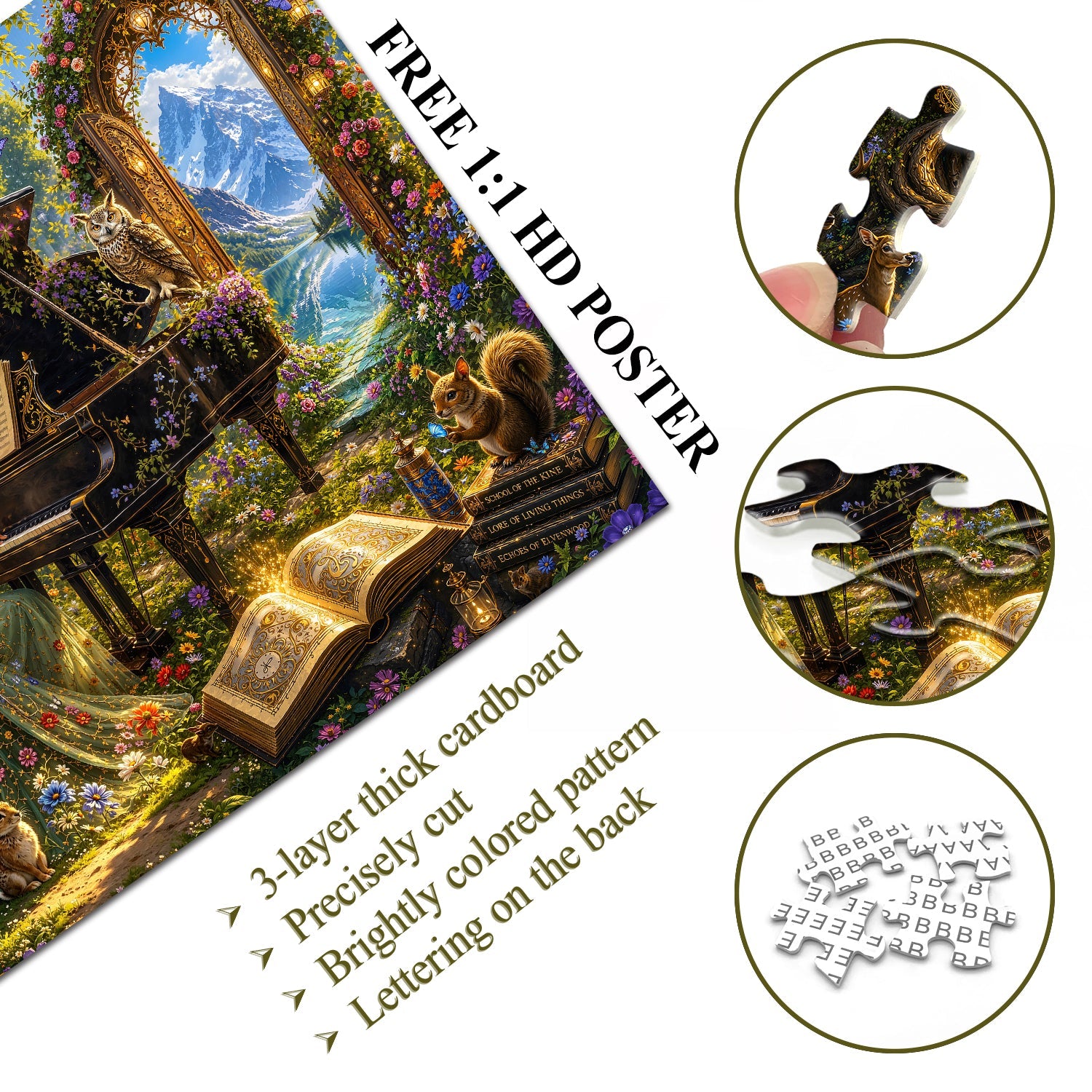 Enchanted Piano Tune Jigsaw Puzzle 1000 Pieces