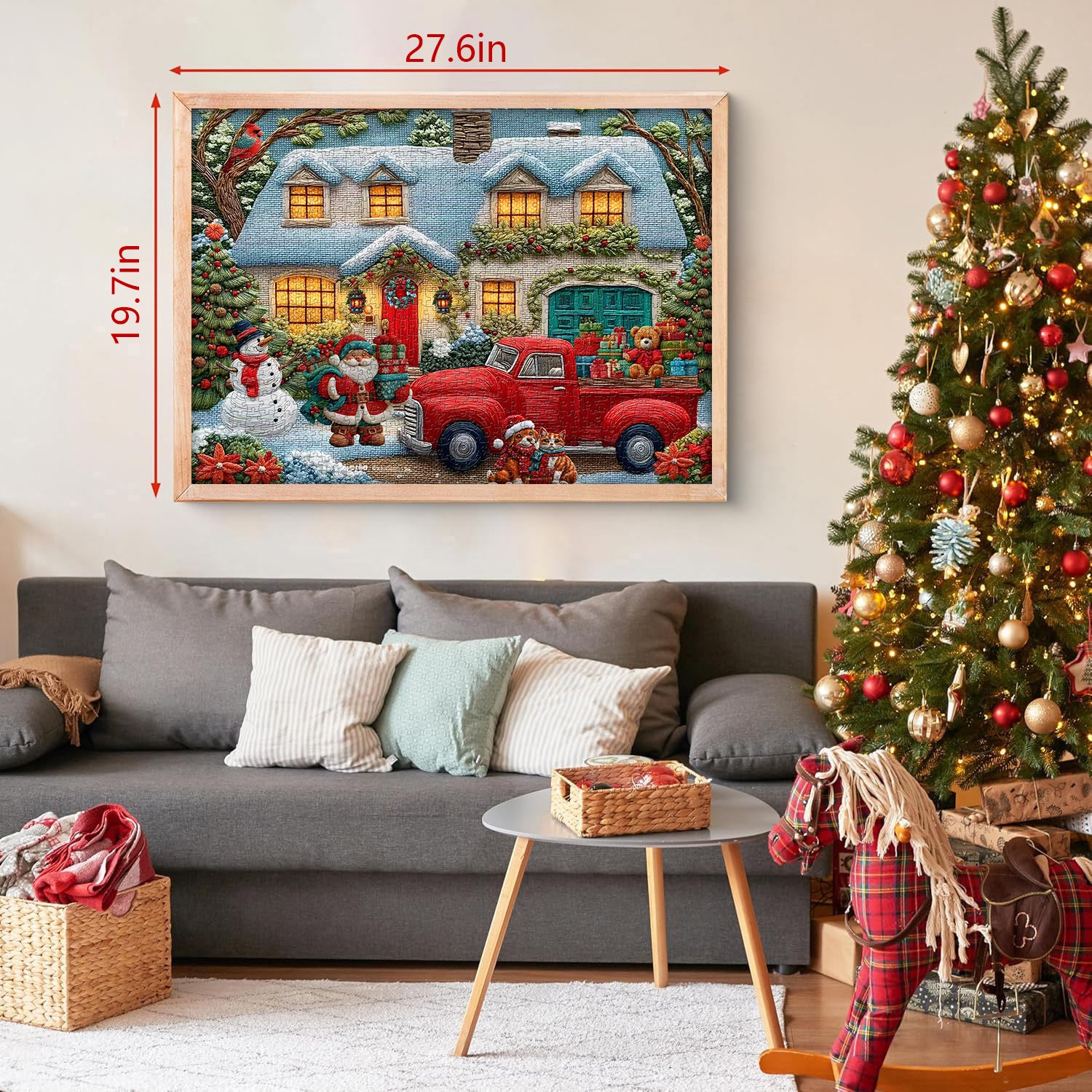 Snowy Cozy Home Jigsaw Puzzles 1000 Pieces