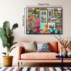 Blumenladen-Harmonie-Puzzle 1000 Teile