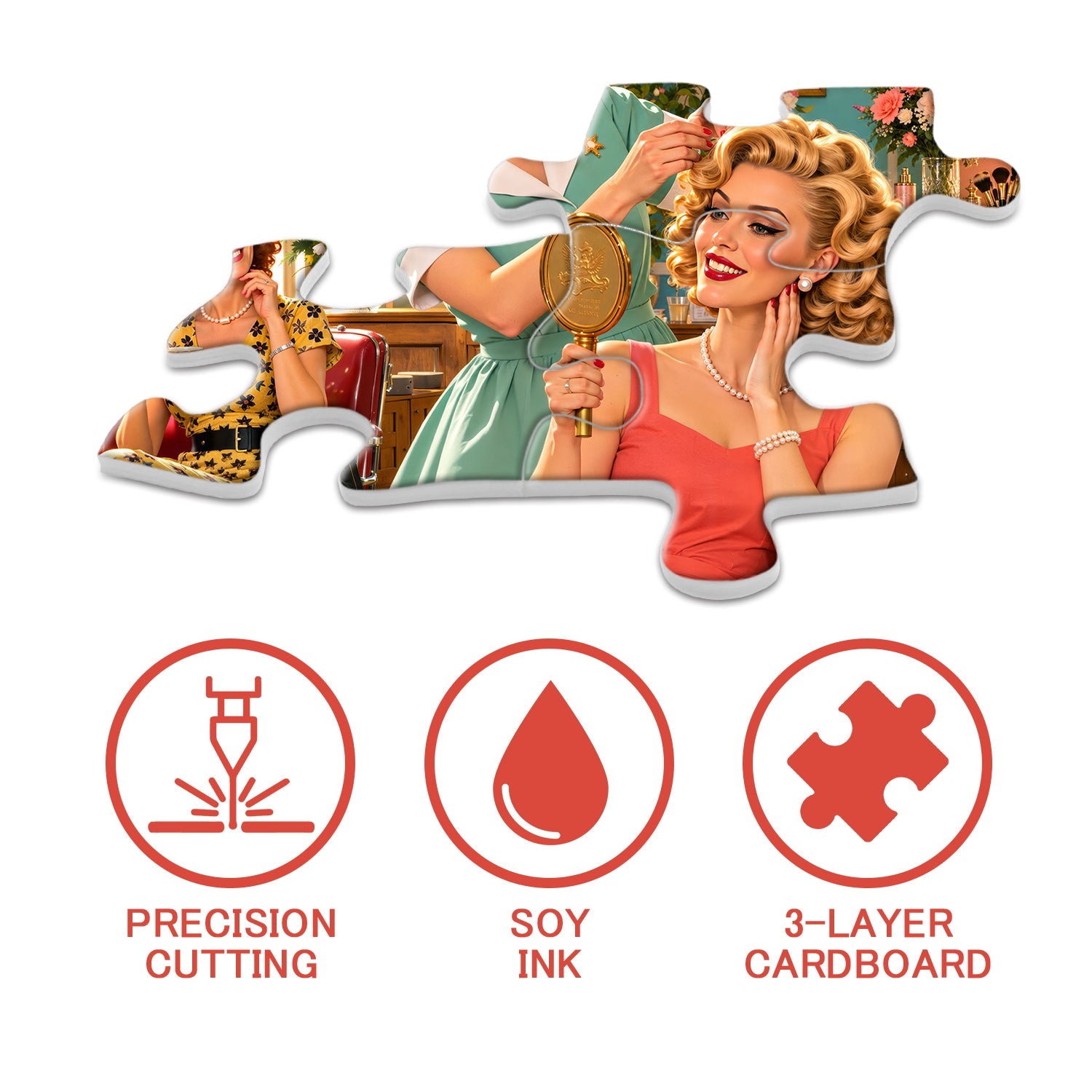 Retro Beauty Salon Jigsaw Puzzle 1000 Pieces