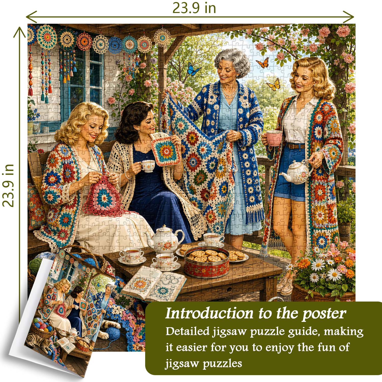 Old Time Weaving Society Jigsaw Puzzle 1000 Pieces