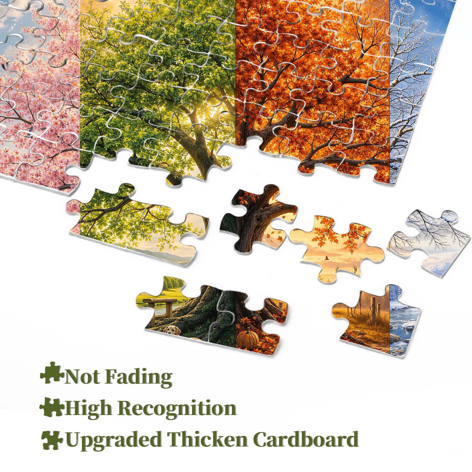 Four-Season Tree Jigsaw Puzzle 1000 Piece