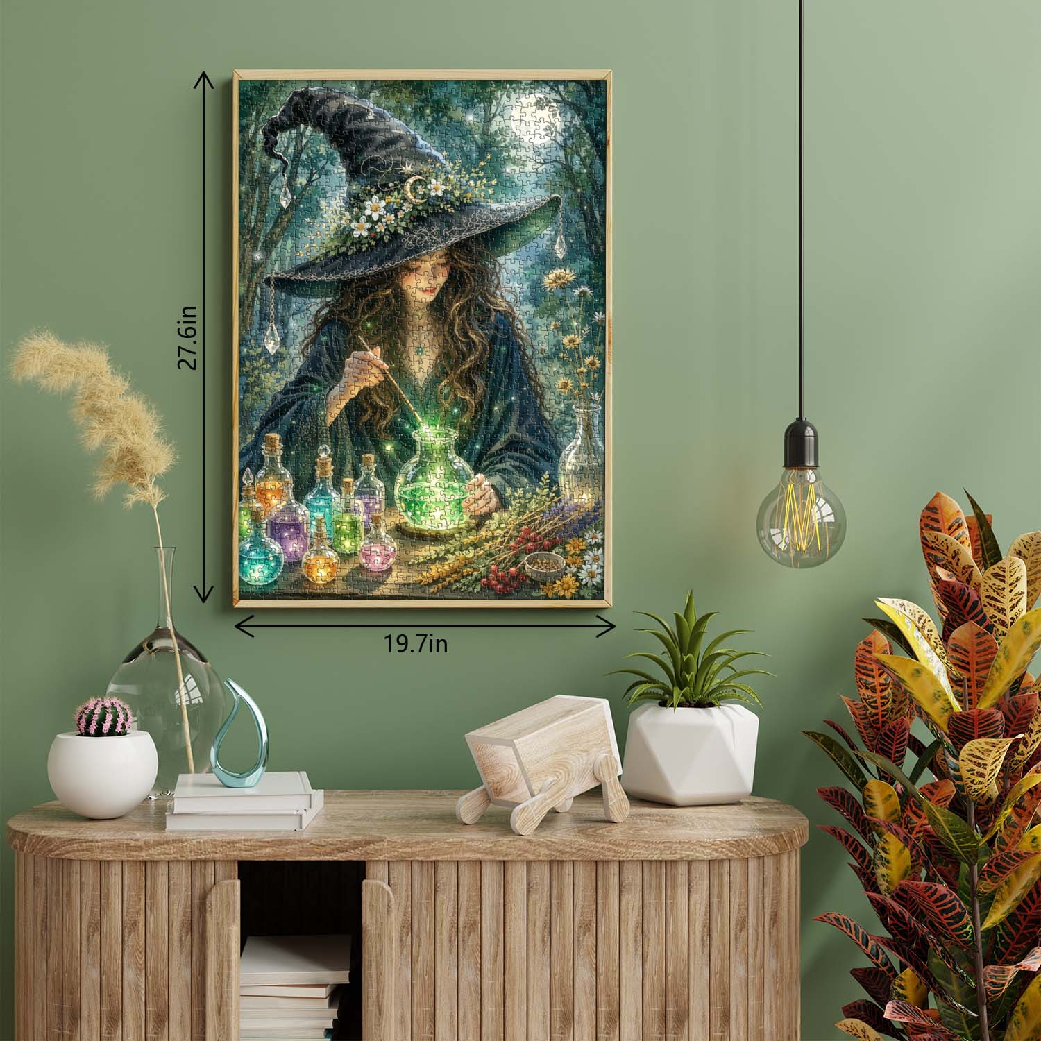 Spirit Moon Witch Jigsaw Puzzle 1000 Piece