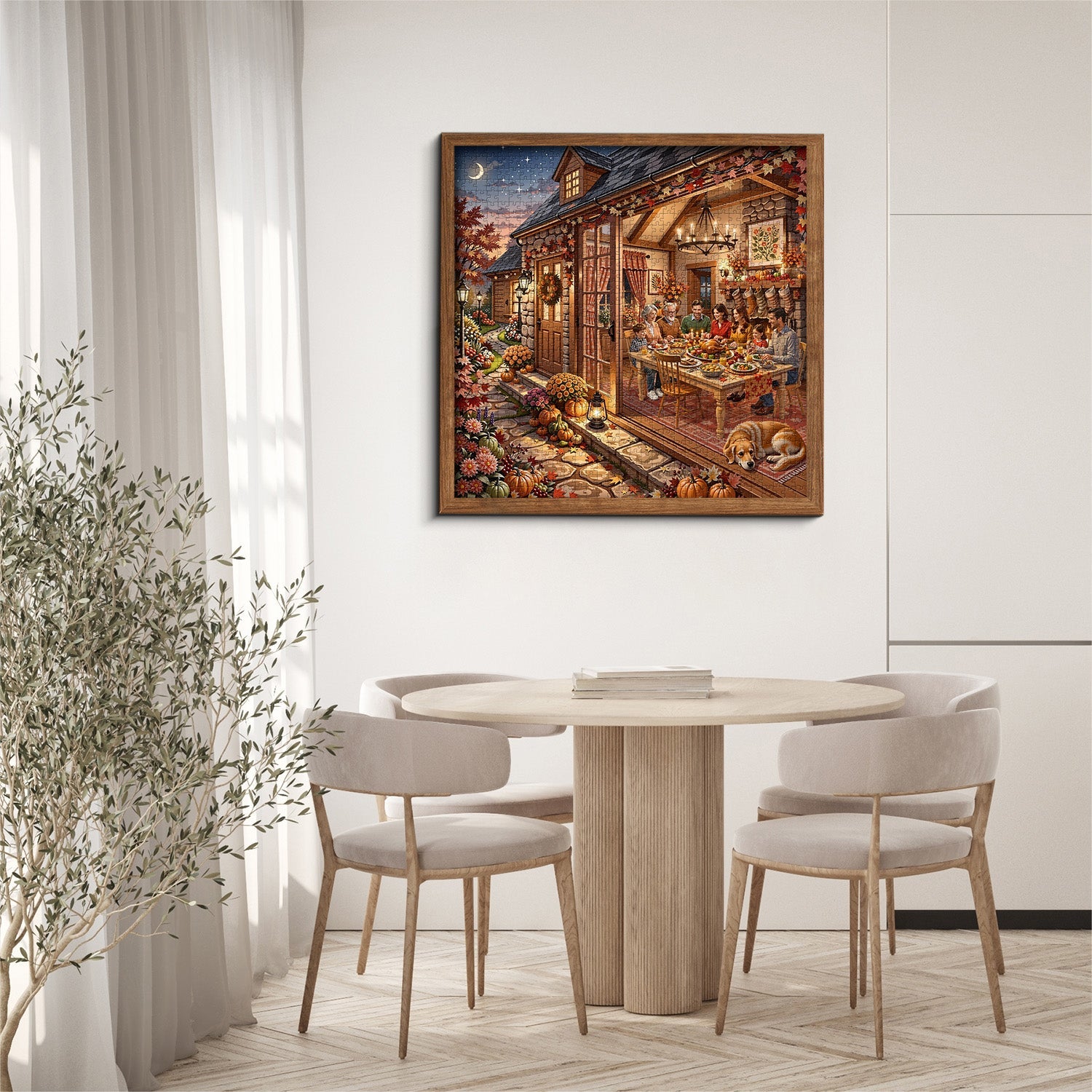 Moonlit Supper Jigsaw Puzzle 1000 Piece